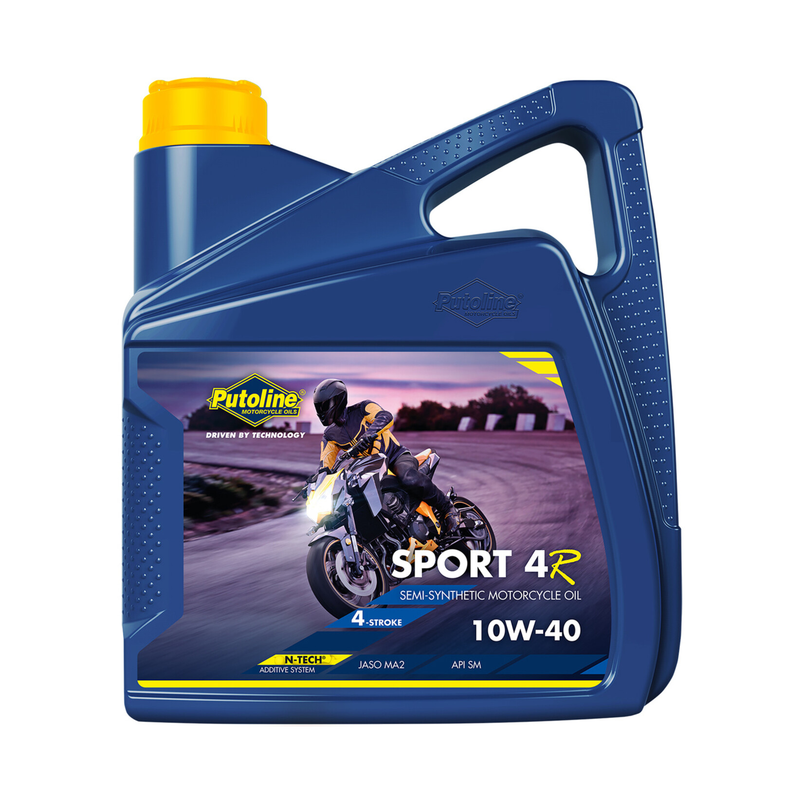 Putoline Putoline Sport 4R 10W-40 is an advanced semi-synthetic 4-stroke motorcycle oil and contains the revolutionary N-TECH additive system. Sport 4R with N-TECH additive technology guarantees: Excellent wet clutch compatibility and minimal engine and transmissi