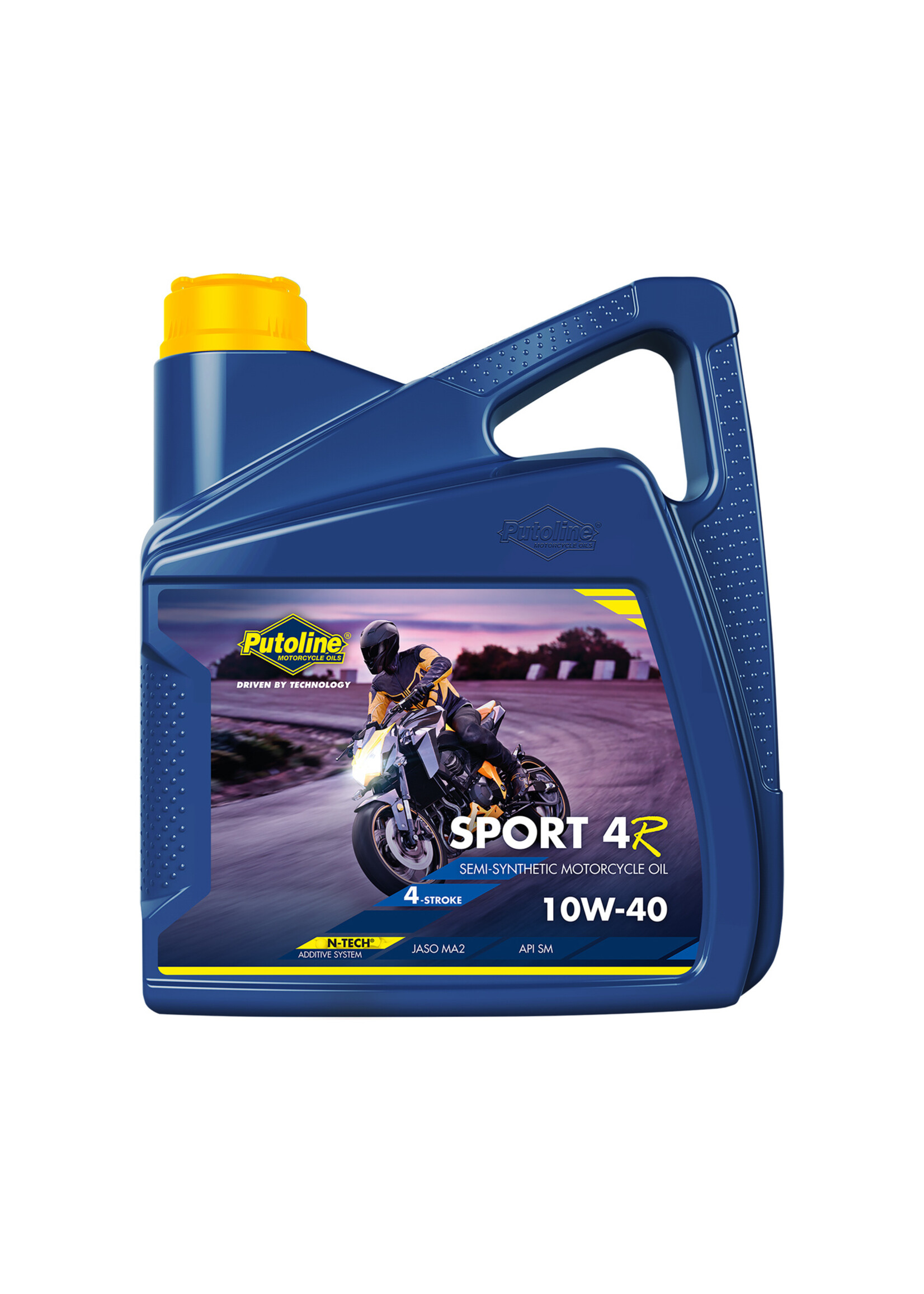 Putoline Putoline Sport 4R 10W-40 is an advanced semi-synthetic 4-stroke motorcycle oil and contains the revolutionary N-TECH additive system. Sport 4R with N-TECH additive technology guarantees: Excellent wet clutch compatibility and minimal engine and transmissi