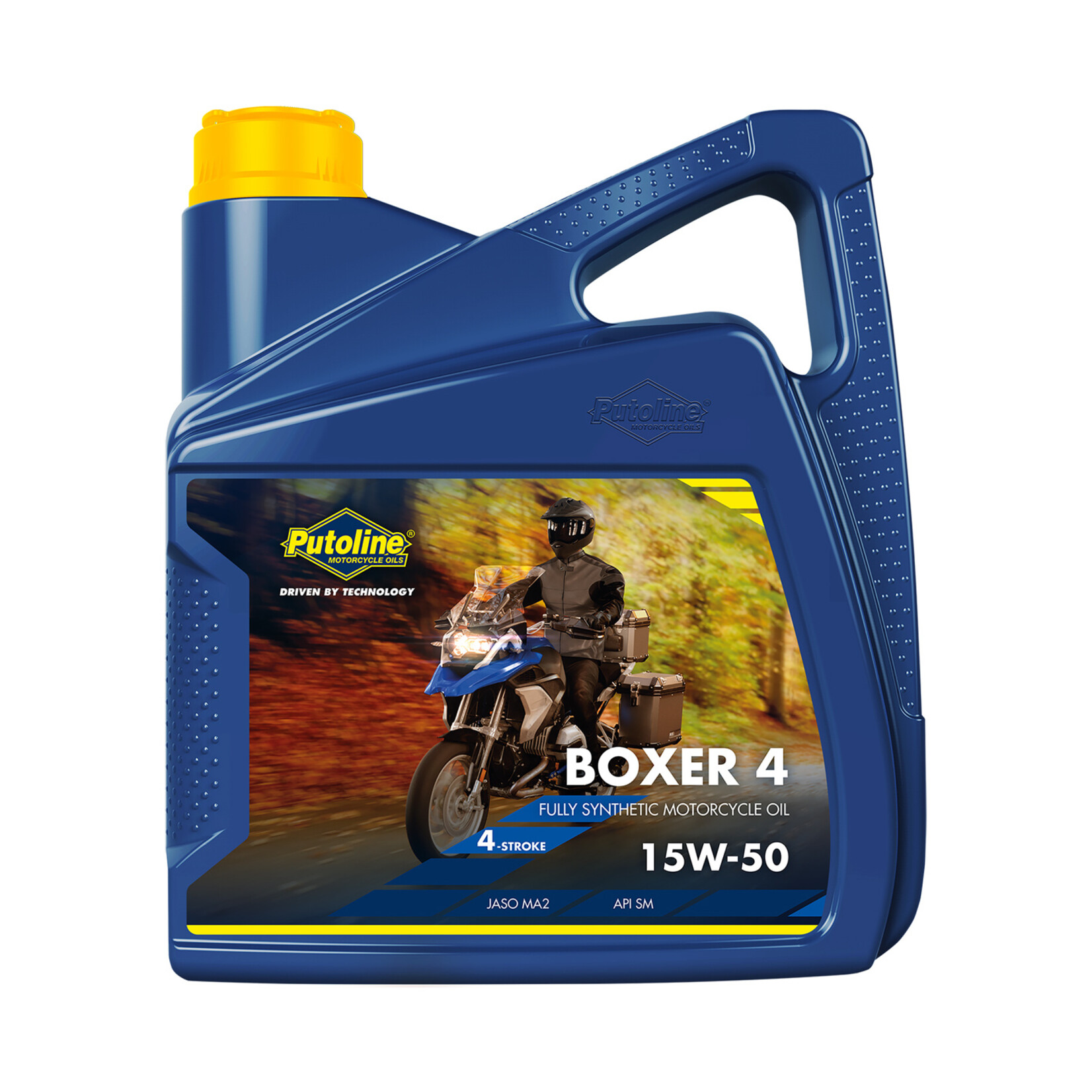 Putoline Putoline Boxer 4 15W-50 is a fully synthetic 4-stroke engine oil specifically developed for air- and water-cooled Boxer engines. Boxer 4 15W-50 guarantees: Unsurpassed wet clutch engagement, if your motorcycle is equipped with one. Extremely stable lubric