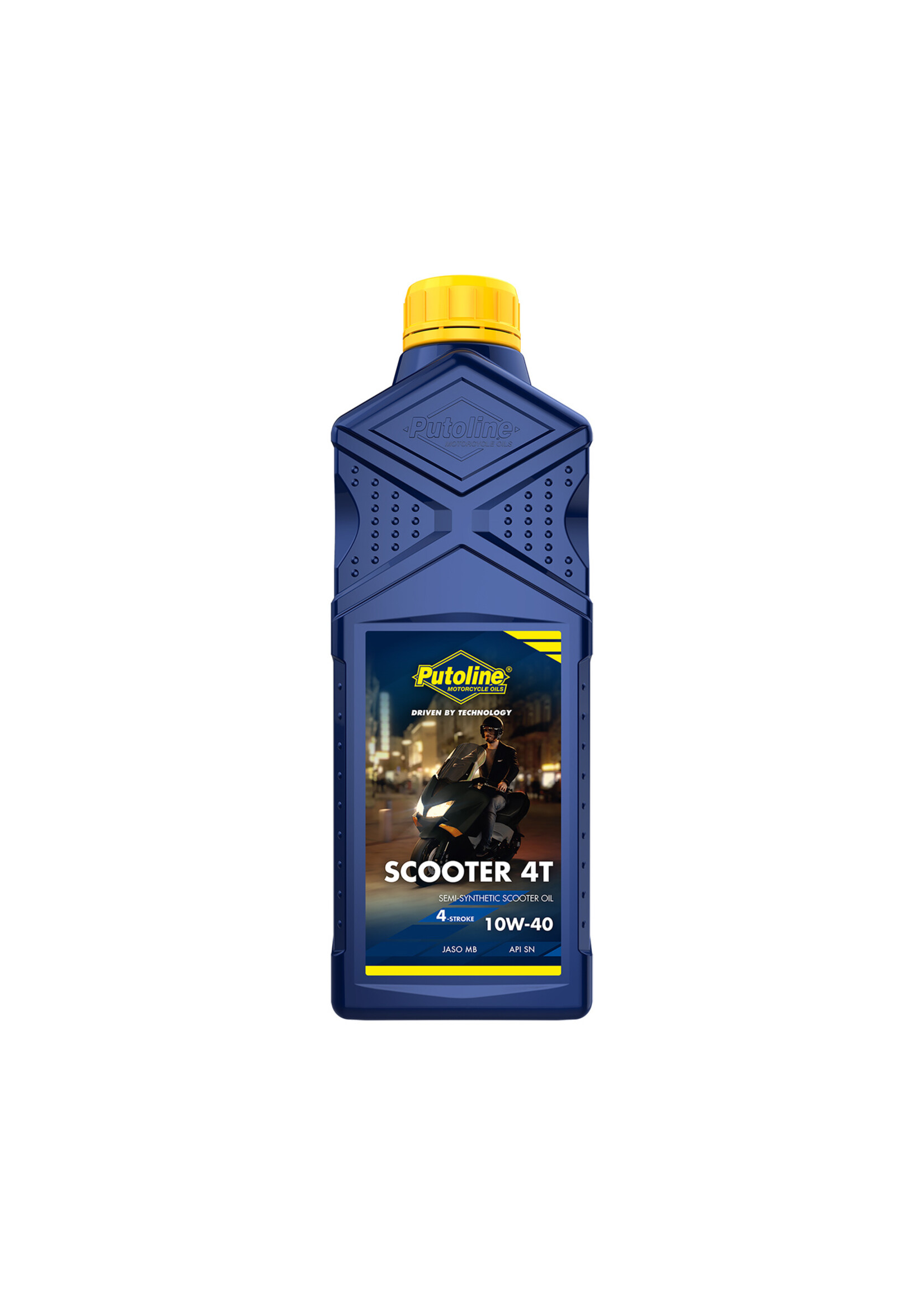 Putoline Putoline Scooter 4T 10W-40 is een semi-synthetische 4-takt scooter motorolie. Door de laatste generatie additieventechnologie wordt optimale motorslijtagebescherming geboden, ook voor motoren die voorzien zijn van een ‘start/stop’ systeem. Scooter 4T 10W-