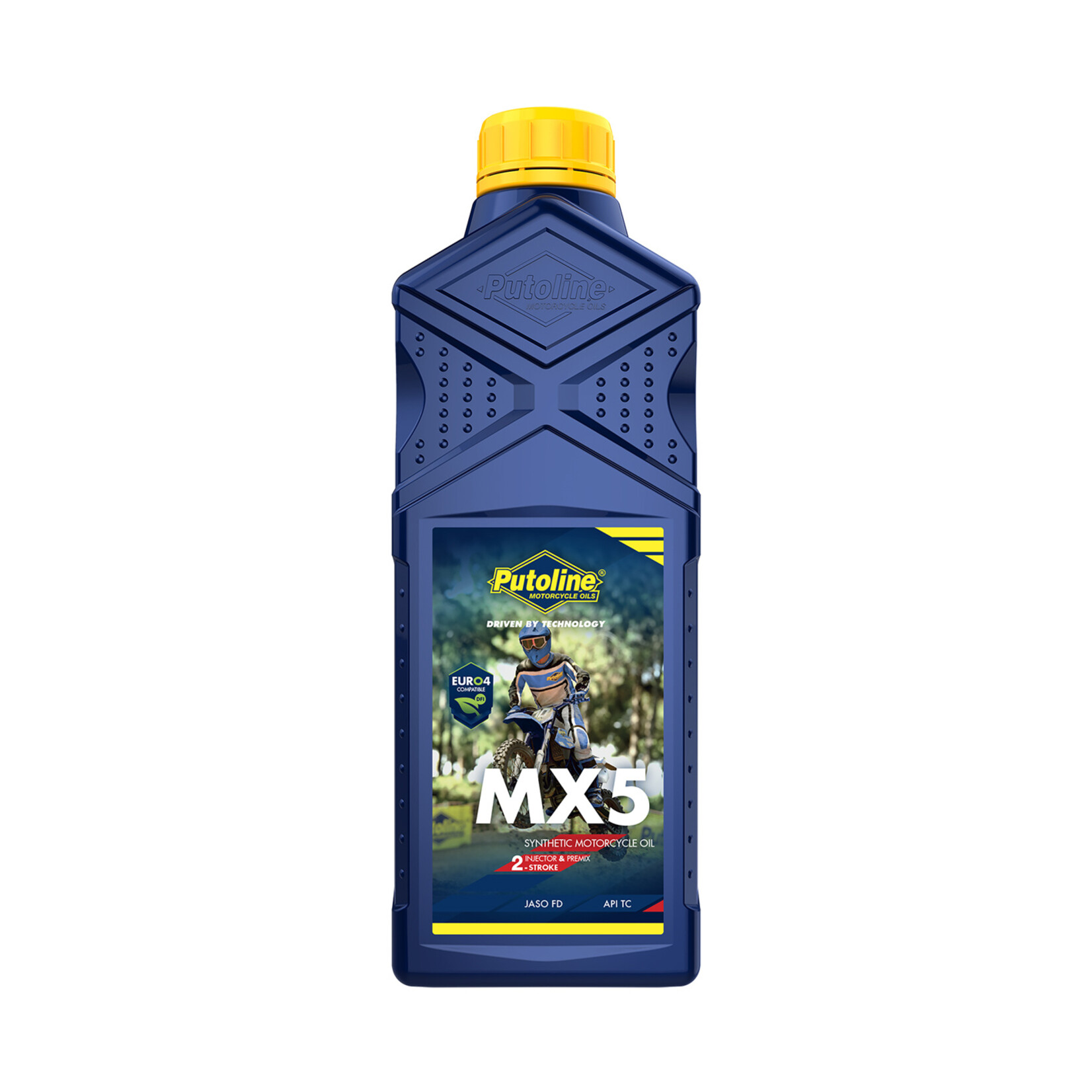 Putoline Putoline MX5 is a synthetic, high-grade 2-stroke Off Road oil. The product is recommended for use in MotoCross and Enduro engines and has been tested extensively on circuits all over the world. Thanks to its synthetic composition and state-of-the-art addi