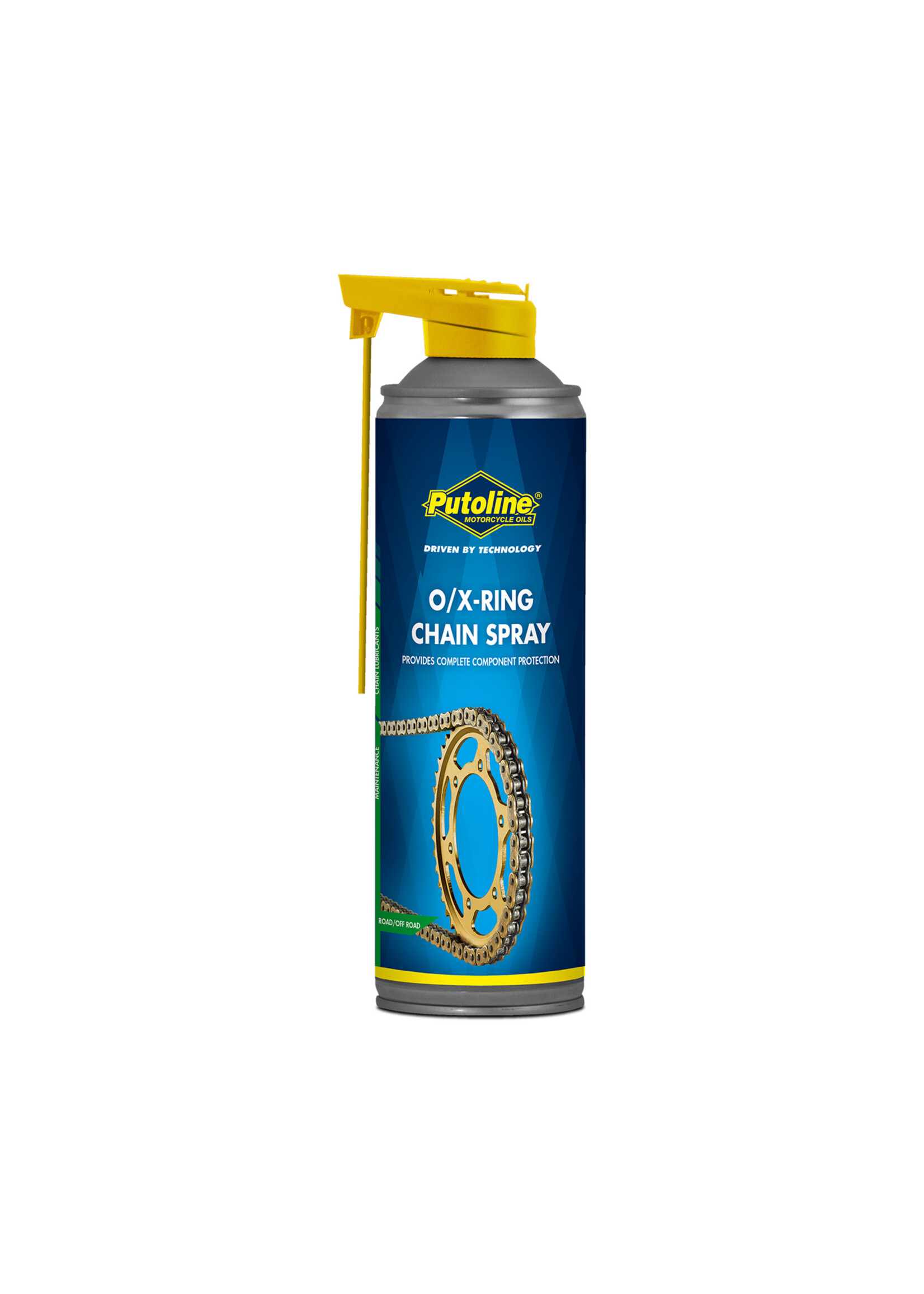 Putoline Putoline O/X-Ring Chainspray is a special chain lubricant. Its special formulation gives the product very effective resistance to high temperatures. And its penetrative and moisture-repellent properties make this chain spray particularly suitable for lubr