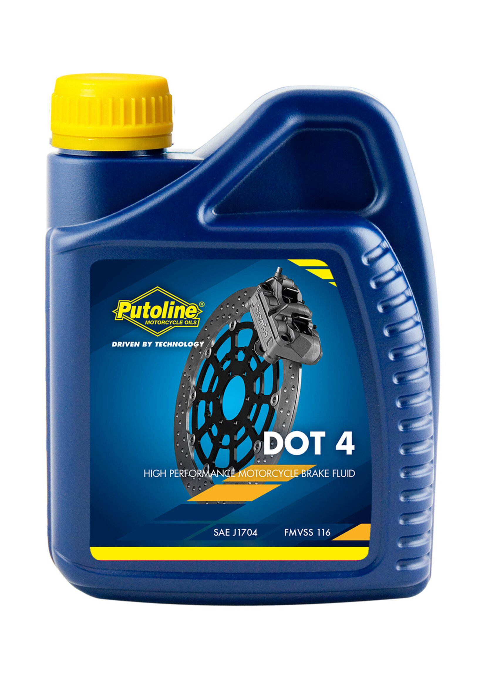Putoline Putoline DOT 4 Brake Fluid is een hoogwaardige synthetische remvloeistof. Het product voldoet ruimschoots aan de eisen van motorfietsfabrikanten. Aanwijzingen voor gebruik: Ververs iedere twee jaar de remvloeistof om een goede werking te blijven garandere