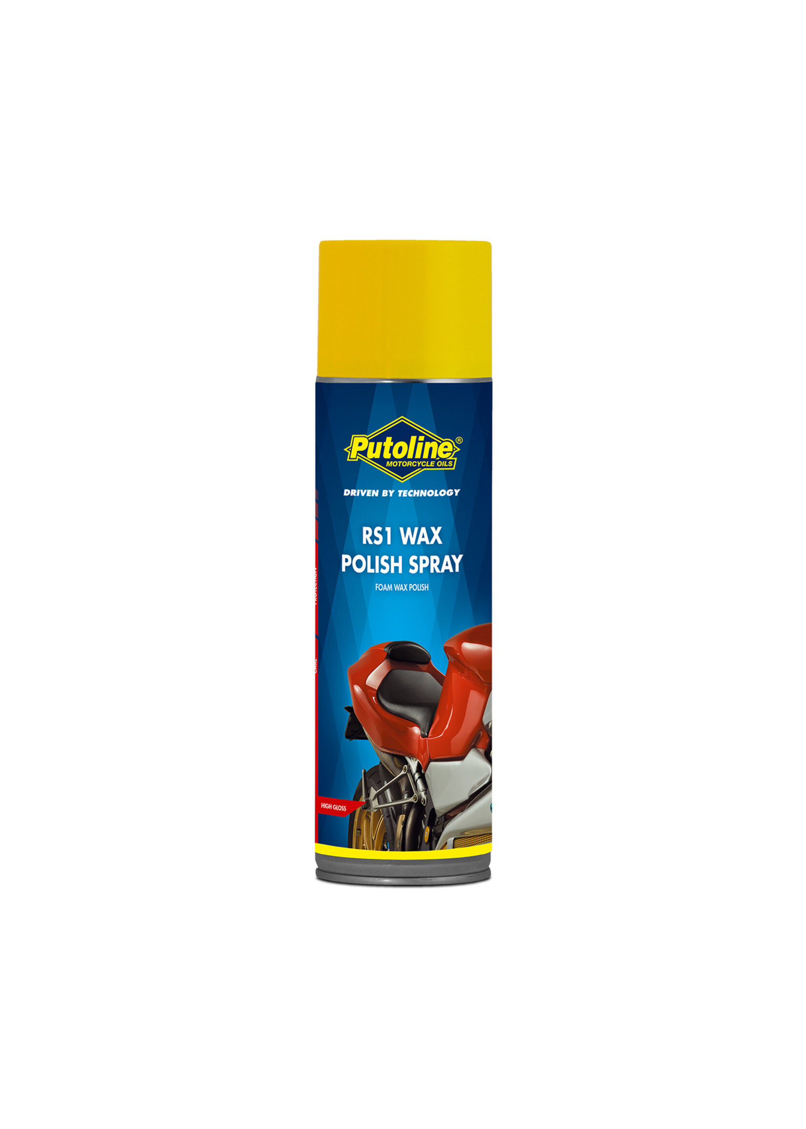 Putoline Putoline RS1 Wax Polish Spray is a cleaner with carnauba wax. The product creates a protective layer with a long-lasting, deep shine on all painted surfaces. RS1 Wax Polish Spray is suitable for use on all aluminium, carbon, titanium and painted component