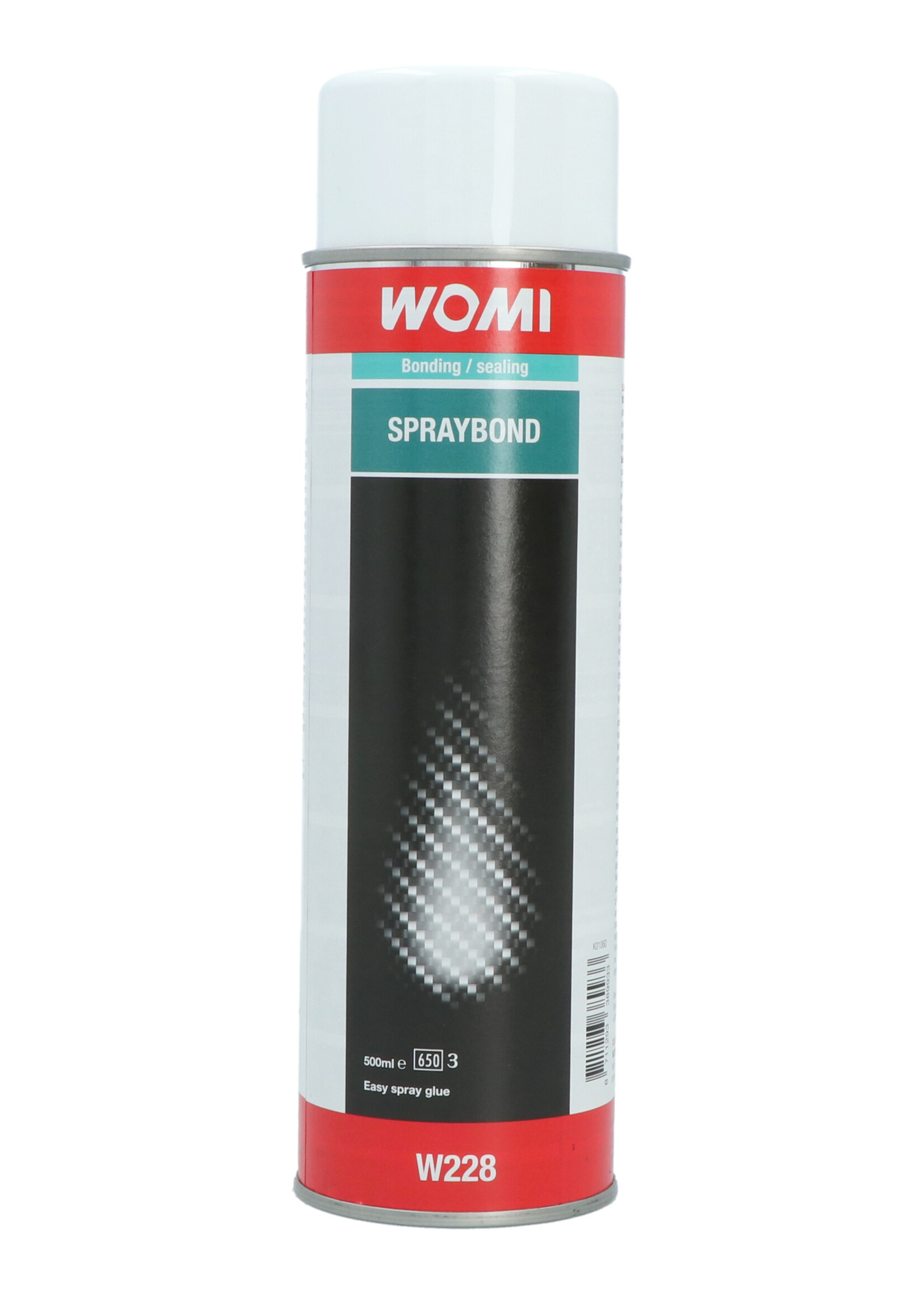 Womi Womi W228 Spraybond Spray Glue is a universal spray adhesive ideal for large areas. The adhesive is easy to apply for both temporary and permanent bonding. Suitable for paper, cardboard, wood, textiles and various types of plastic. In a handy spray can wi