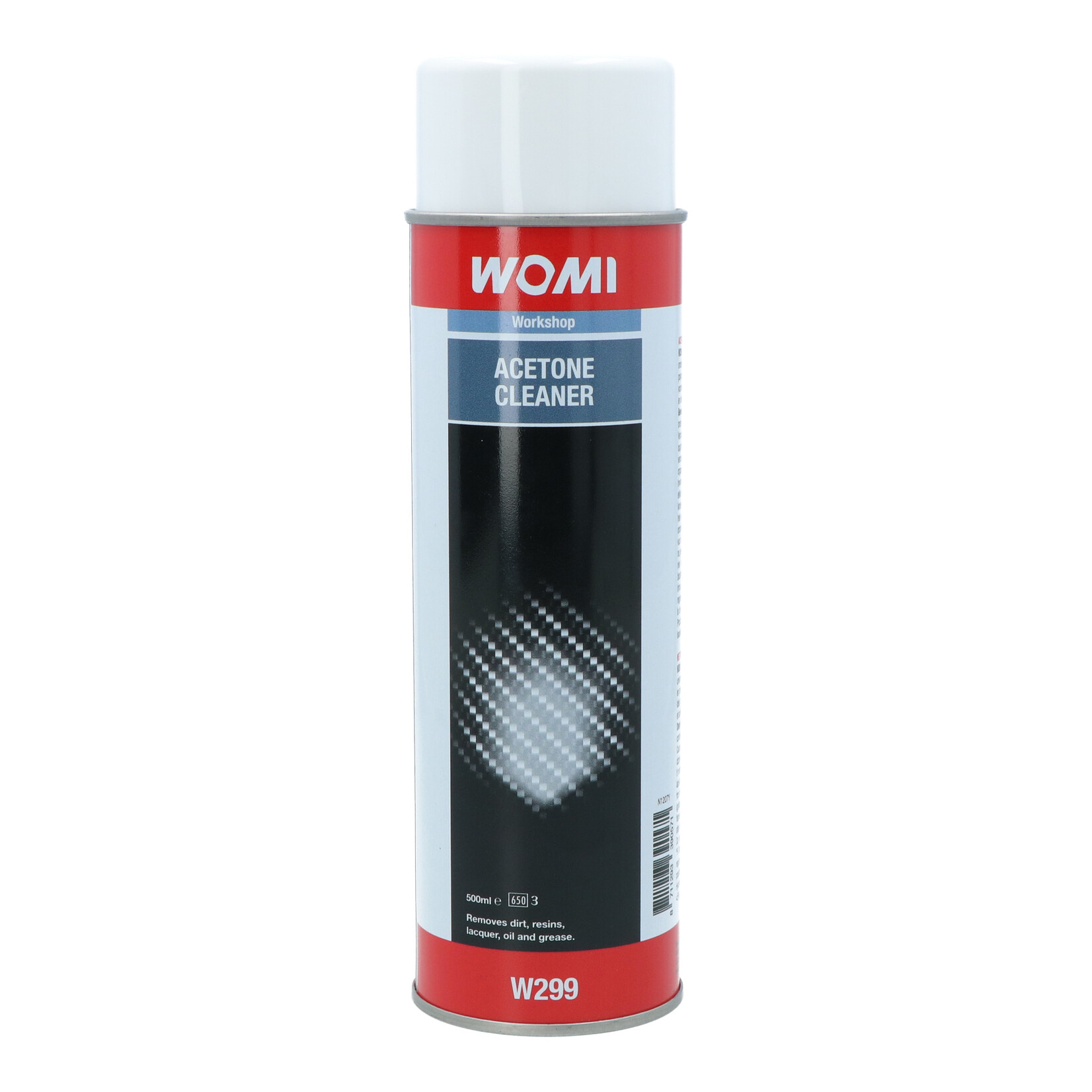 Womi Womi Aceton Reiniger W299 is een universele onderdelenreiniger en ontvetter. Verwijdert olie, vet en vuil. Ideaal als voorbehandeling van oppervlakken voor het lijmen en afdichten. De aceton reiniger zorgt na gebruik voor een goede hechting en het beste r