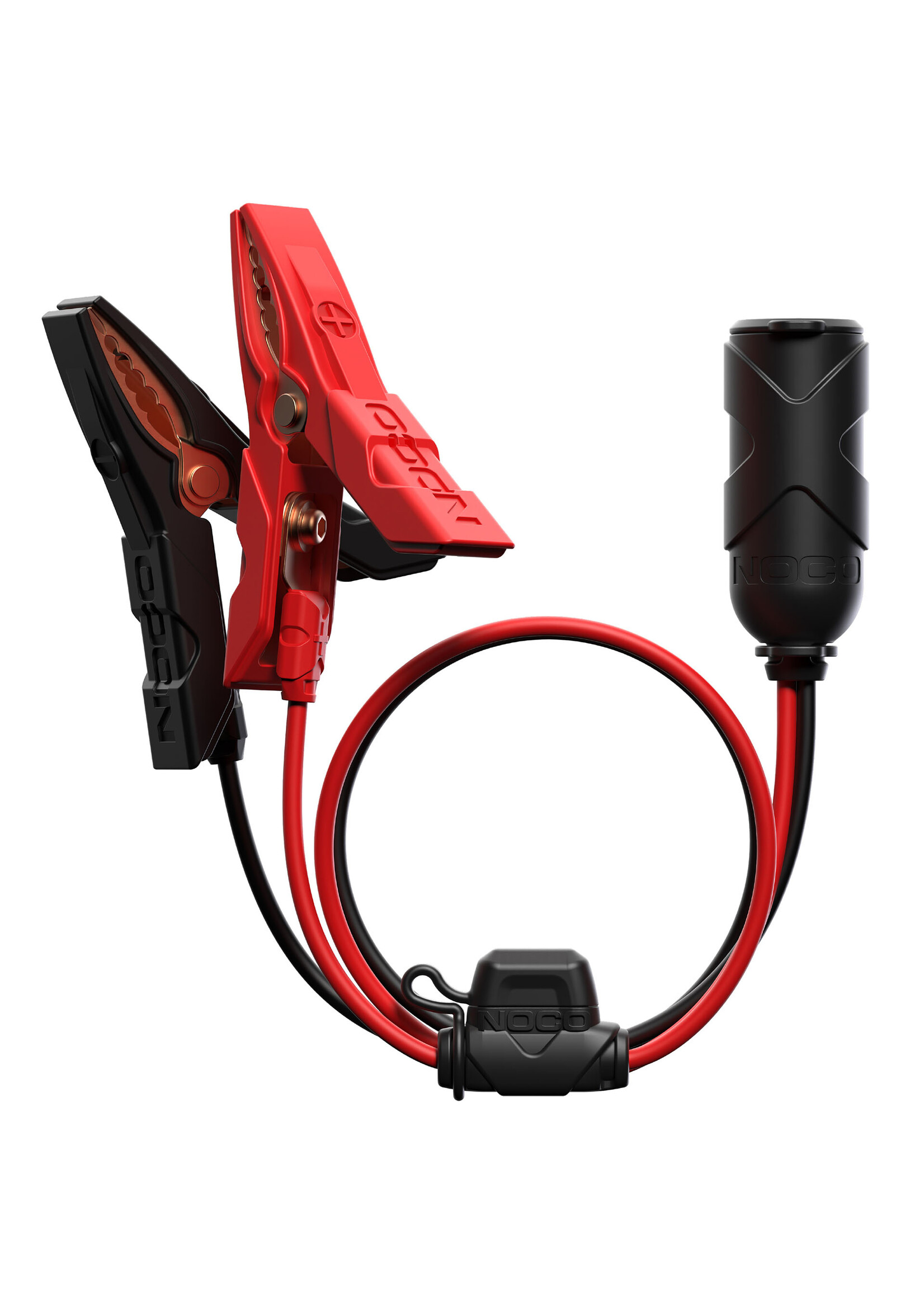 NOCO The Noco 12V Adapter Plug with Battery Clamps GC017 connects directly to your battery with integrated battery clamps. Easily power your favorite 12-volt devices directly from your battery, like a tire inflator, vacuum, coffee maker, fan, cooler and more.