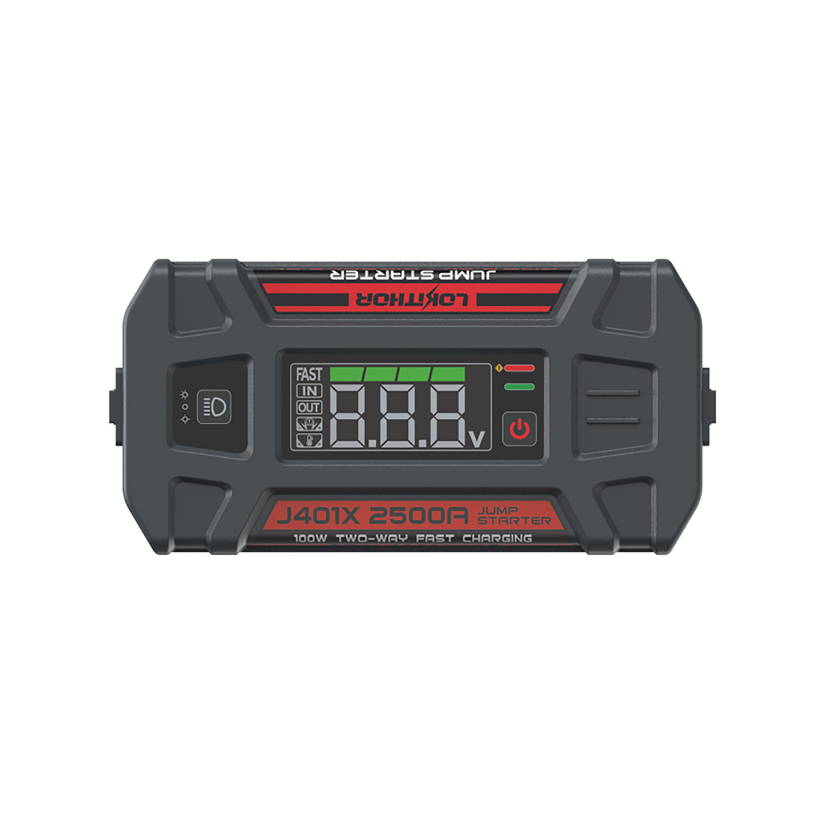 Lokithor Defy extreme cold with the Lokithor J401X low-temperature jump starter. With its ultra-low temperature starting technology down to -40 °C and its automatic preheating system based on a lithium battery management system, it ensures that your car starts eas
