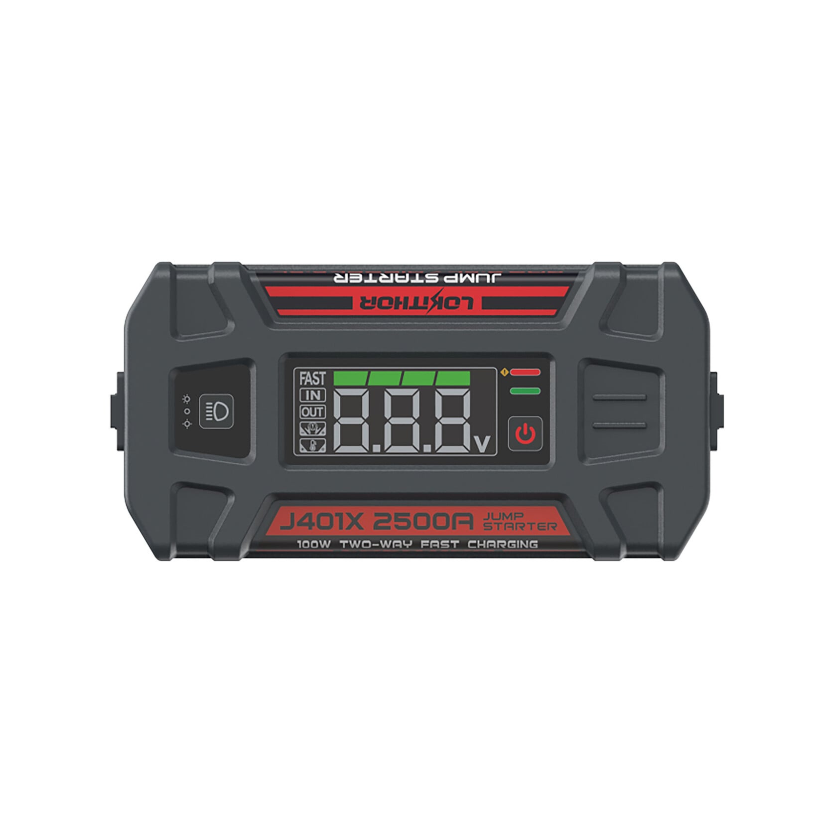 Lokithor Trotseer extreme kou met de Lokithor J401X startbooster voor lage temperaturen. Met zijn starttechnologie voor ultra lage temperaturen tot -40 °C en zijn automatische voorverwarmingssysteem op basis van een lithiumbatterij beheersysteem zorgt hij ervoor d