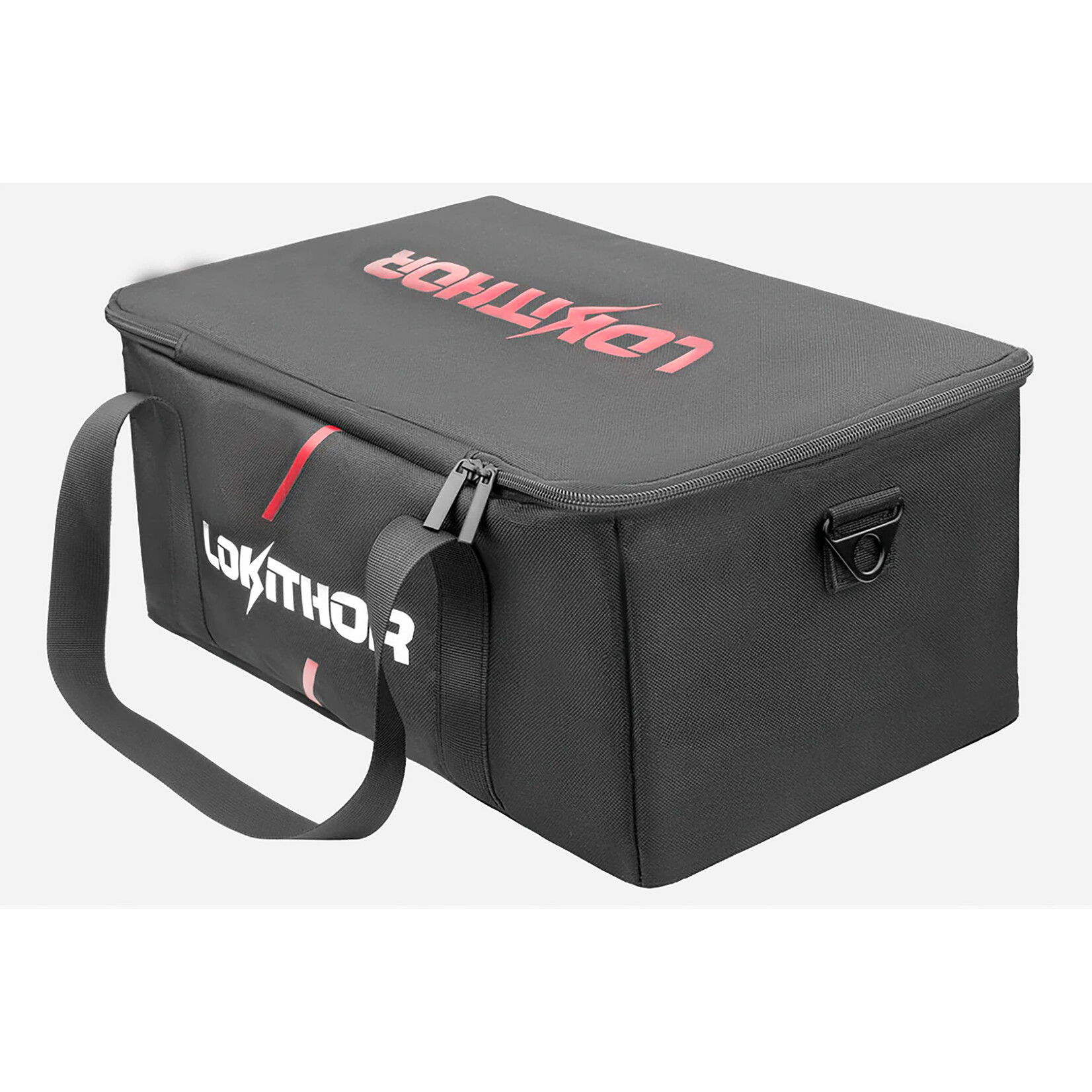Lokithor This Lokithor storage bag is specially designed for the Lokithor AW401 jump starter. The storage bag offers enough space to keep the equipment and accessories neatly organised. The Velcro dividers in the bag help to keep accessories organised and easily a