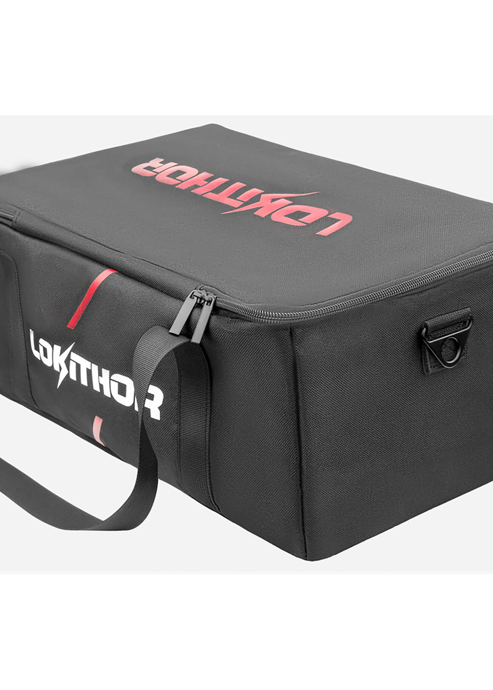 Lokithor Deze Lokithor opbergtas is speciaal ontworpen voor de Lokithor AW401 jumpstarter. De opbergtas biedt voldoende ruimte om de apparatuur en accessoires netjes geordend te houden. De klittenbandverdelers in de tas helpen om accessoires geordend en gemakkelij