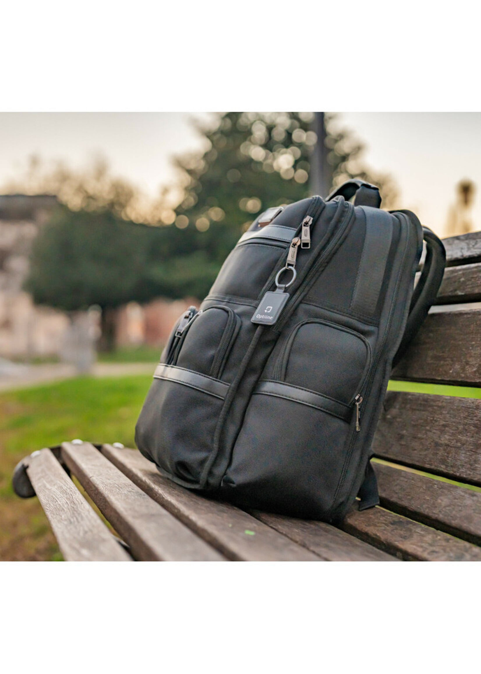 Optiline OptiTag Keychain, keychain with integrated tracker