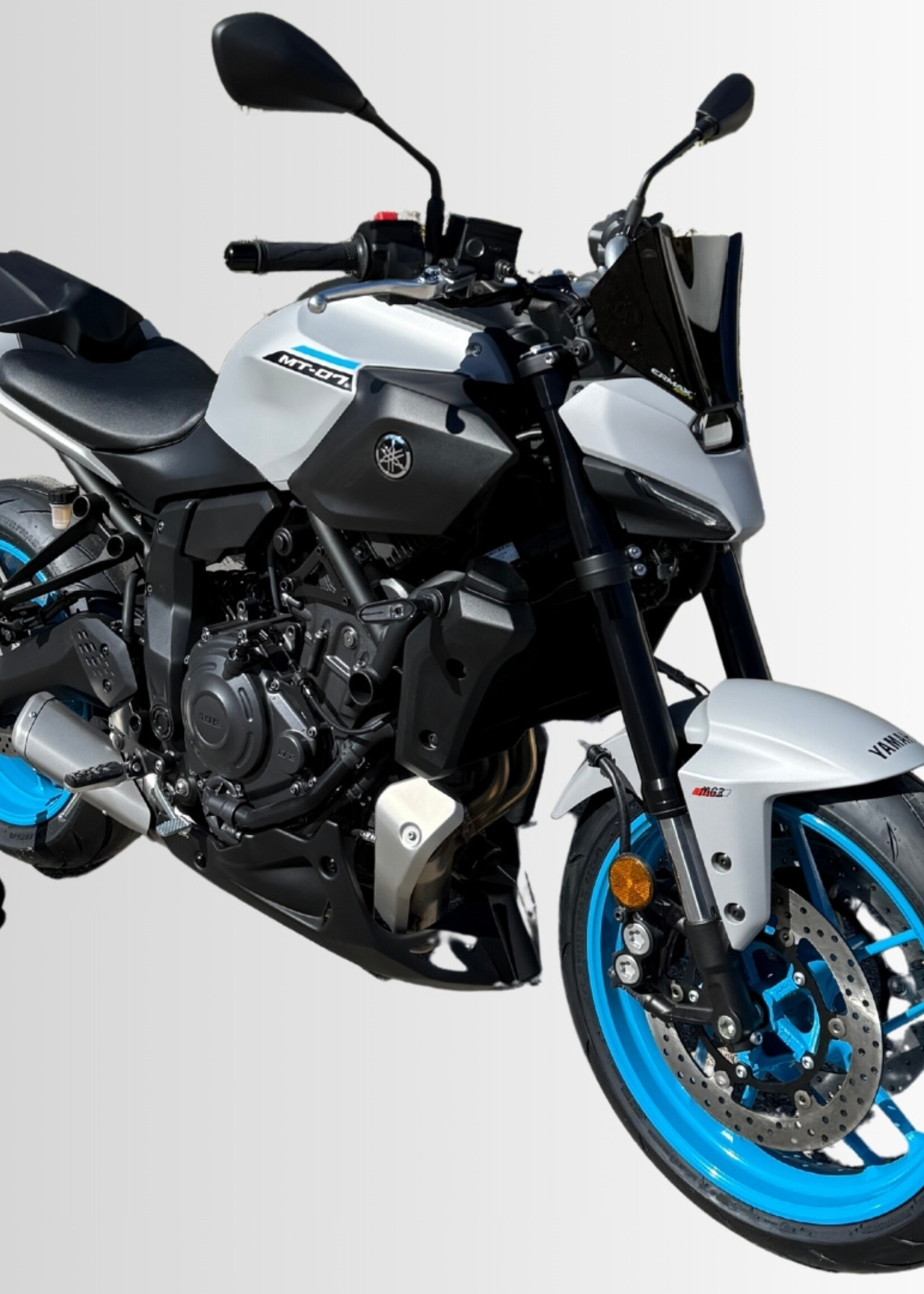 Ermax hypersport screen (18cm ) ermax for MT07(FZ 7 ) 2025 + fitting kit