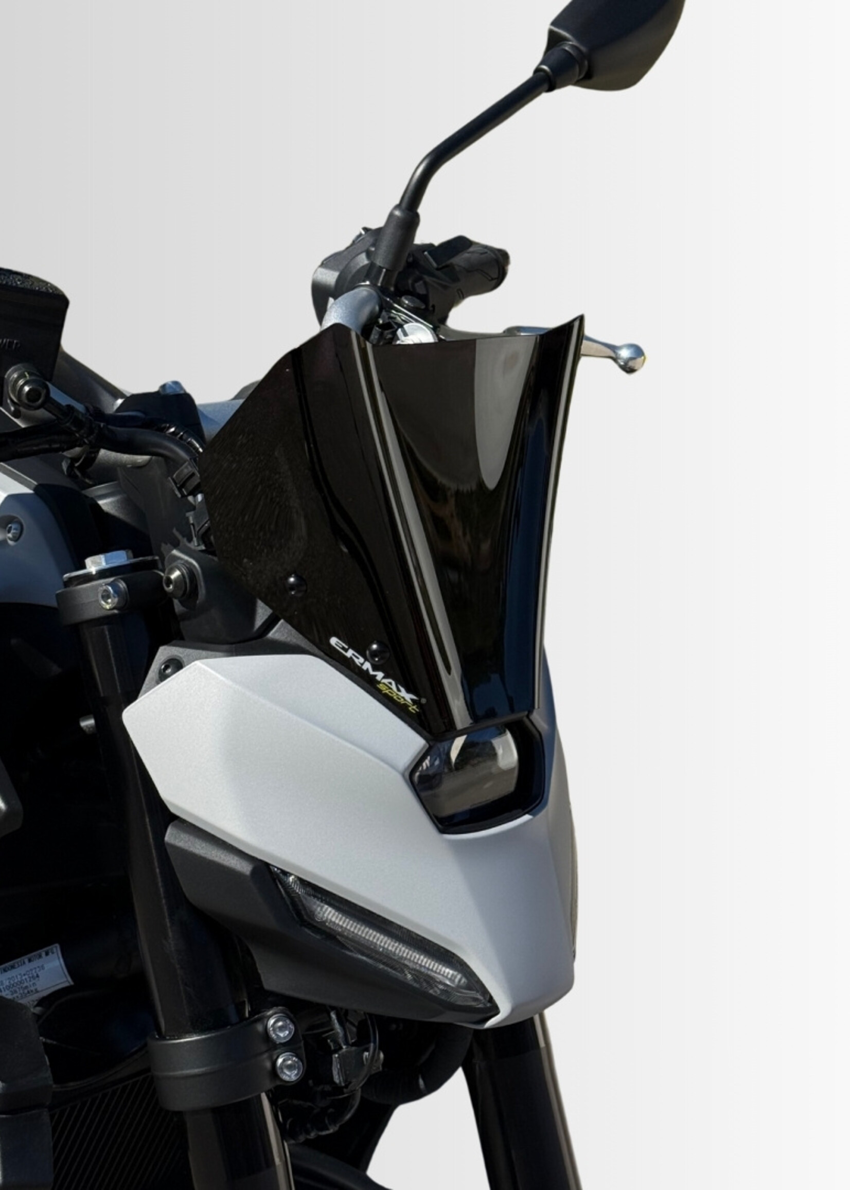 Ermax hypersport screen (18cm ) ermax for MT07(FZ 7 ) 2025 + fitting kit