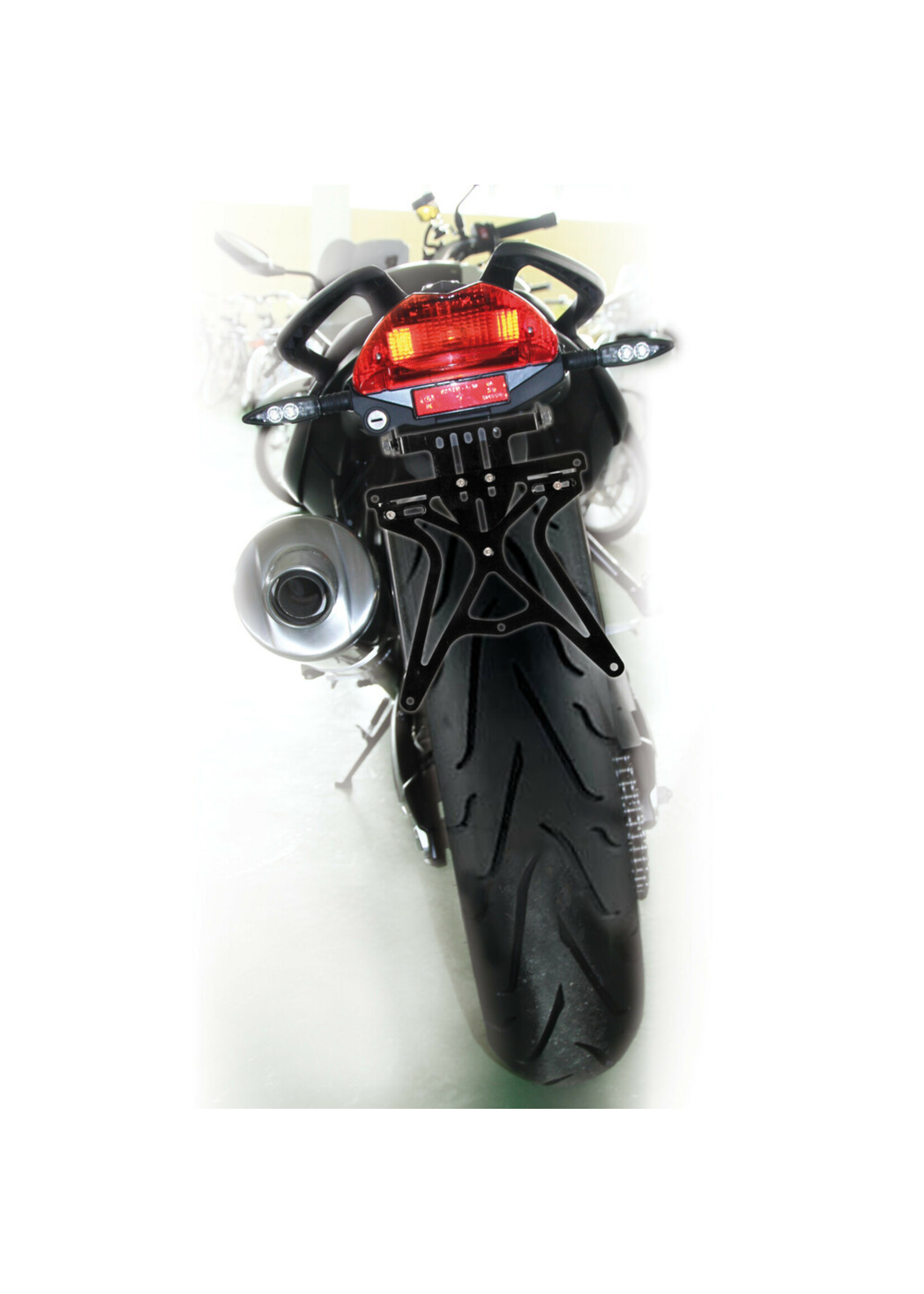 Lampa Aero-X, fully adjustable licence plate holder | 90146