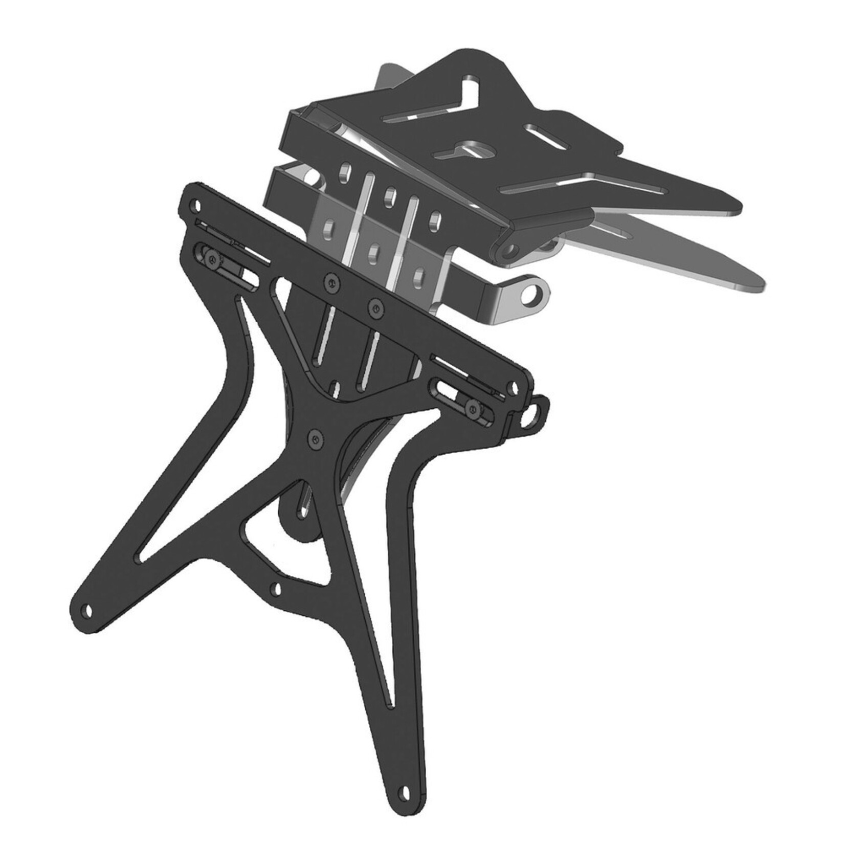 Lampa Aero-X, fully adjustable licence plate holder | 90146