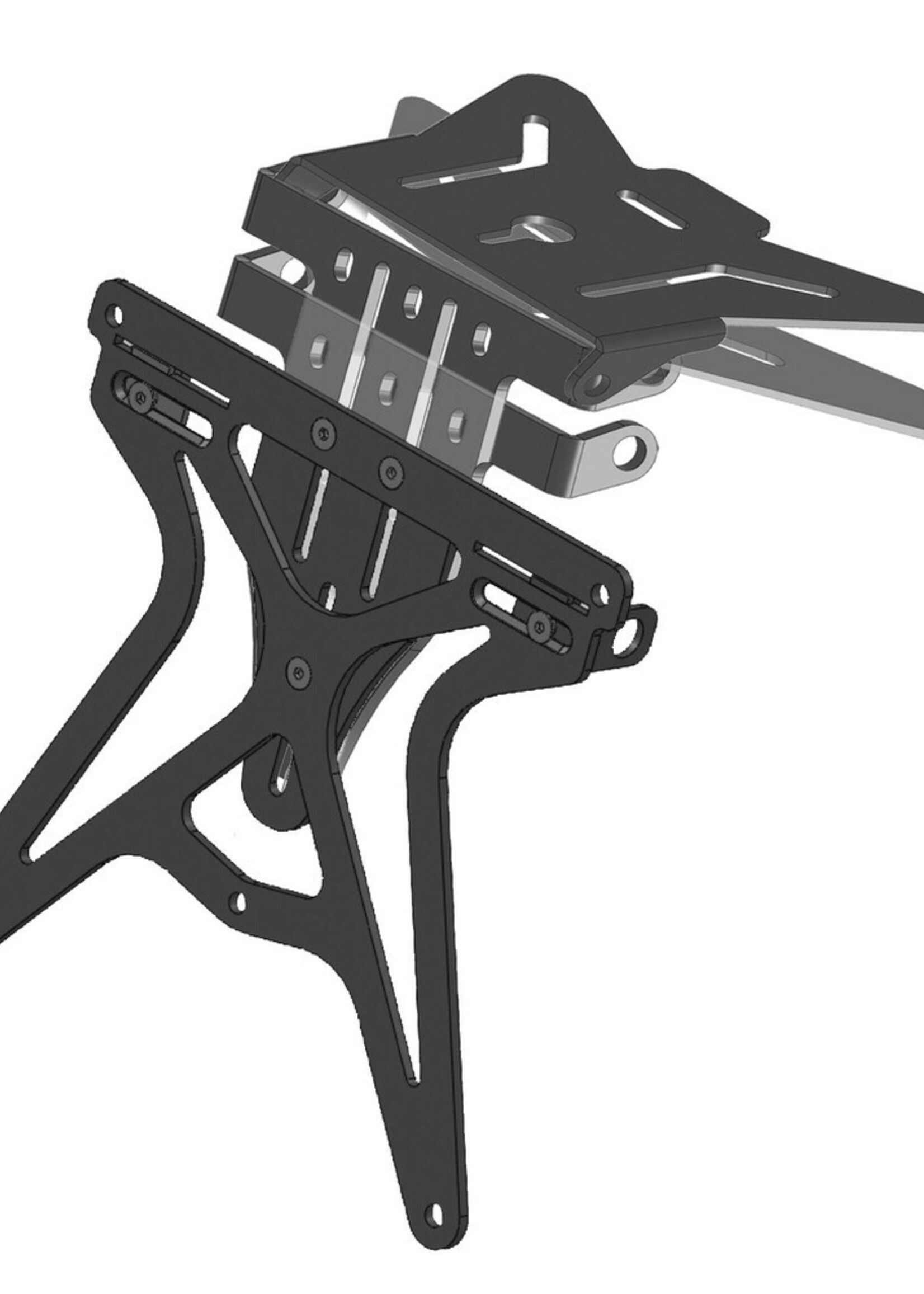 Lampa Aero-X, fully adjustable licence plate holder | 90146