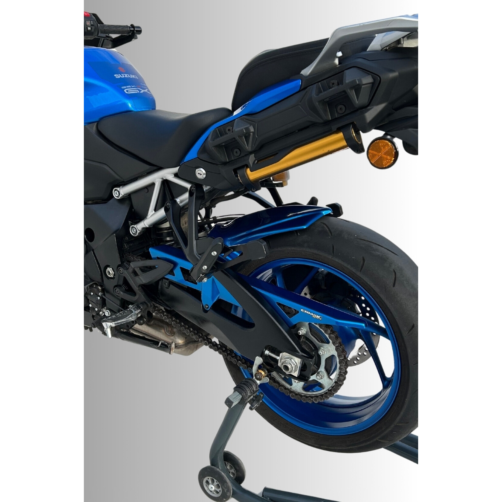 Ermax rear hugger ermaxGSX S 1000 GX 2024-2025 with chain guard