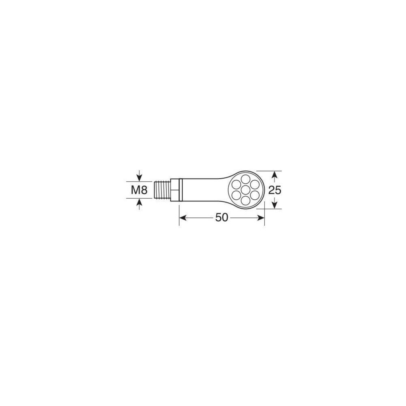 Lampa 91625 | Magnifier Rear, led corner lights and rear parking/stop lights - 12V LED