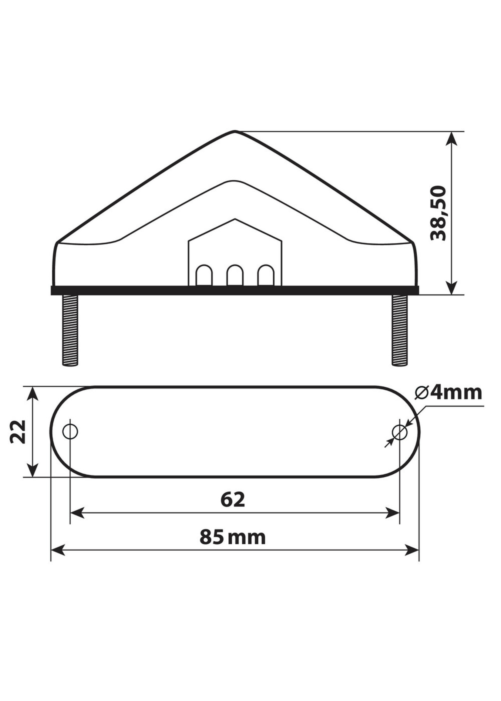 Lampa 90484 | Nova, 9 Leds tail light, 12V