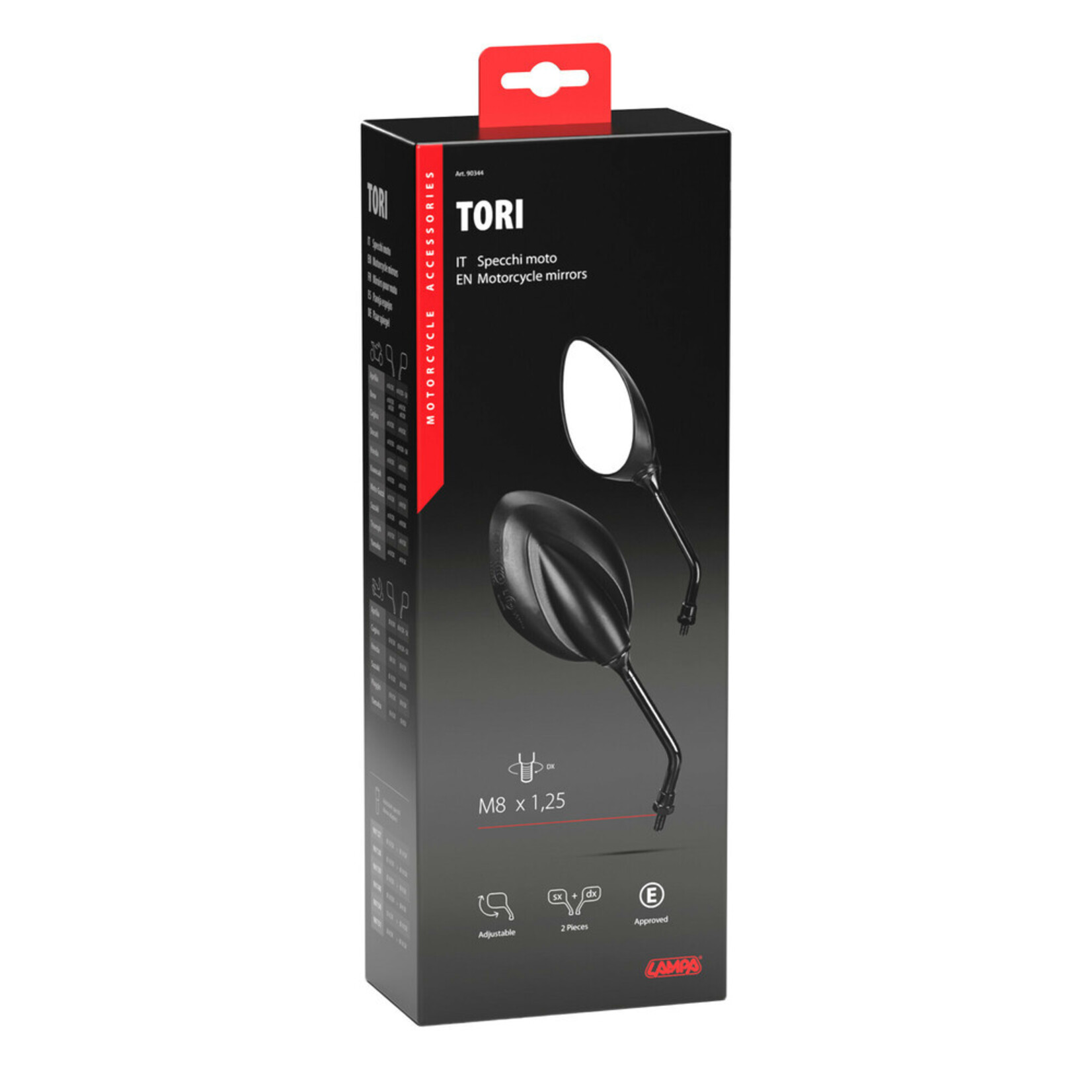 Lampa 90344 | Tori, pair of rearview mirrors
