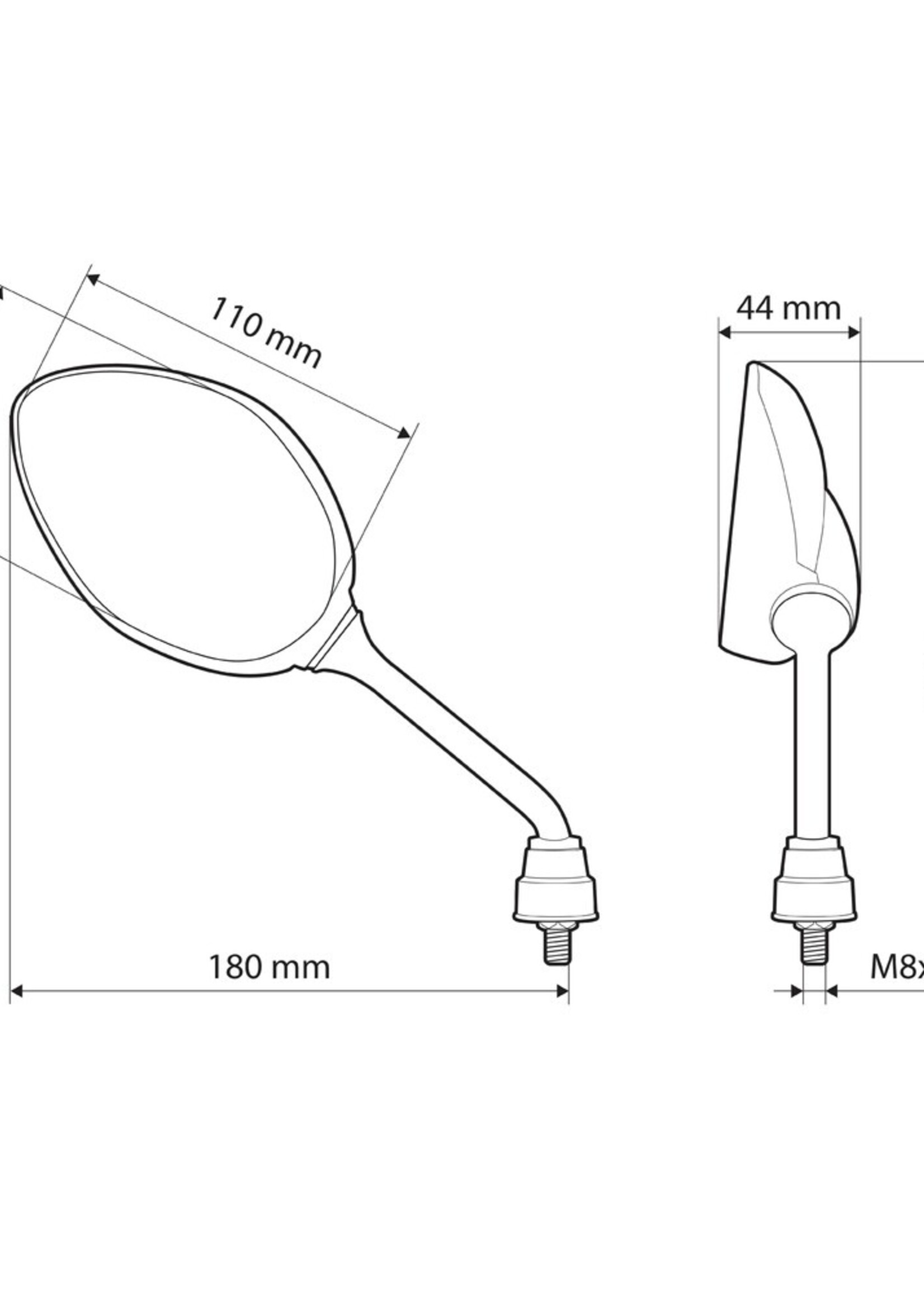 Lampa 90344 | Tori, een paar achteruitkijkspiegels
