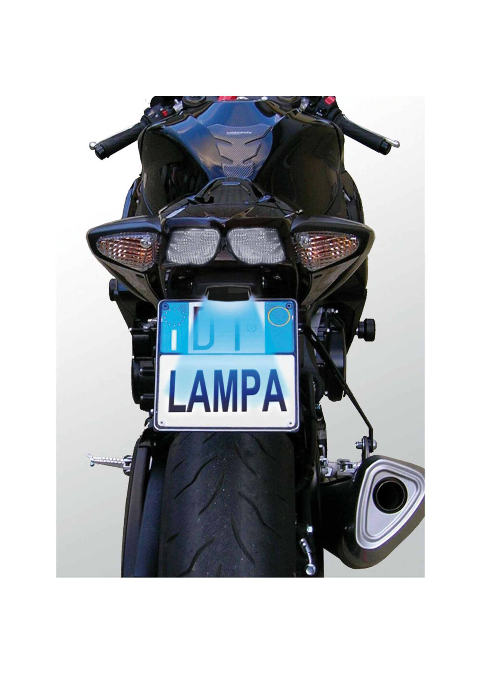 Lampa 90166 | 3 Led Smd licence plate lamp - White