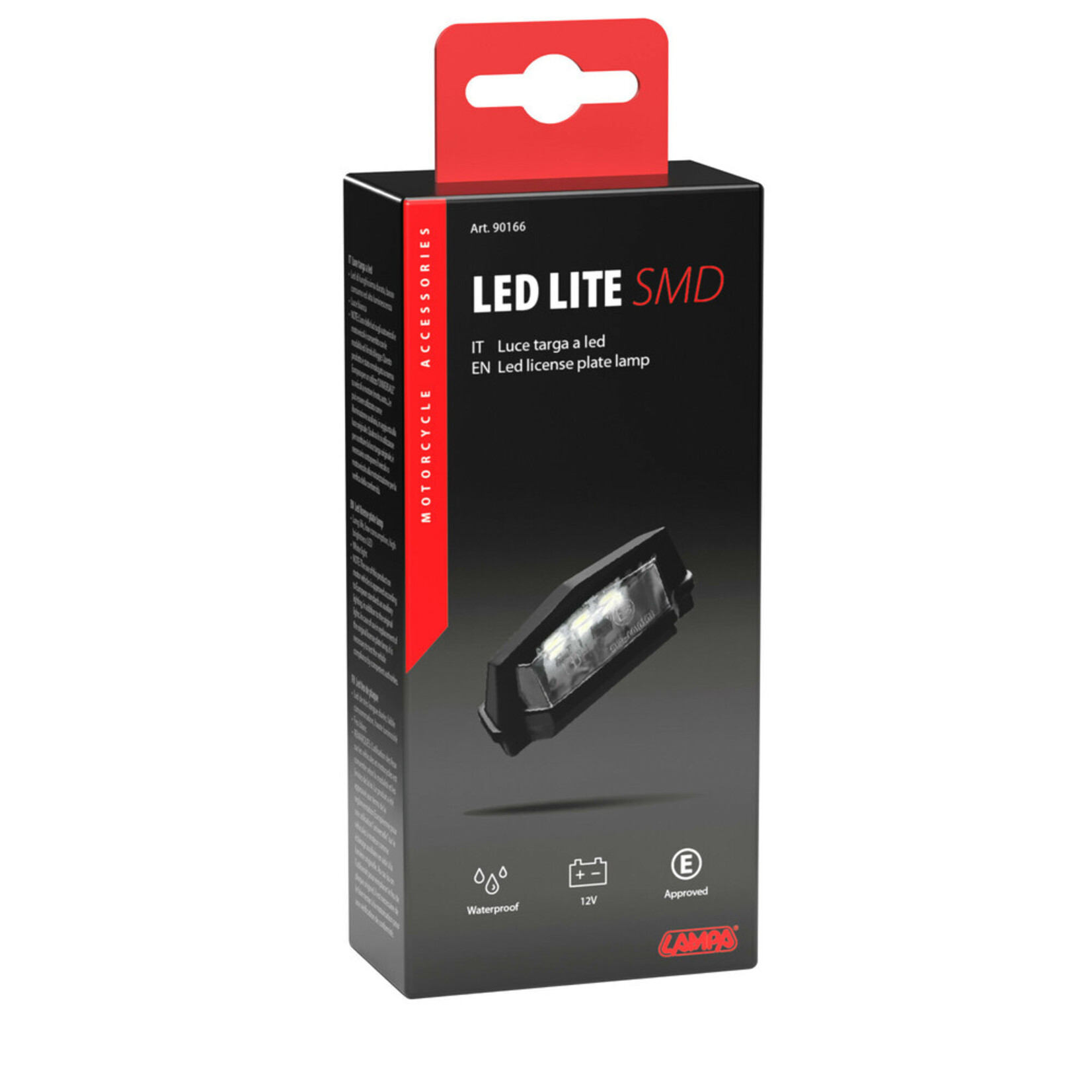 Lampa 90166 | 3 LED SMD-kentekenplaatverlichting - Wit