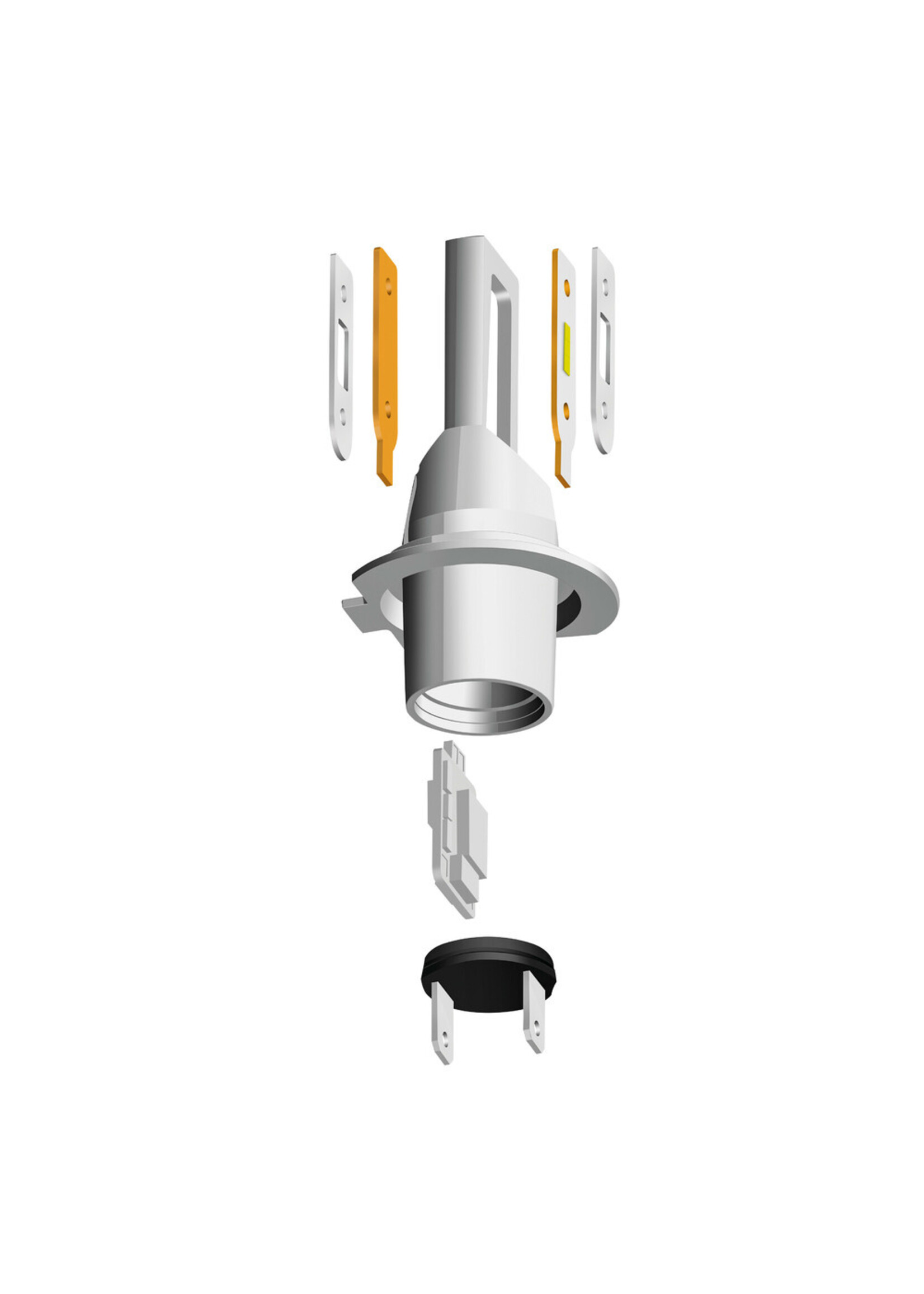Lampa 57806 | 12/24V Halo Led Serie 11 Quick-Fit - (H7-H18) - 15W - PX26d - 2 stuks - Doos