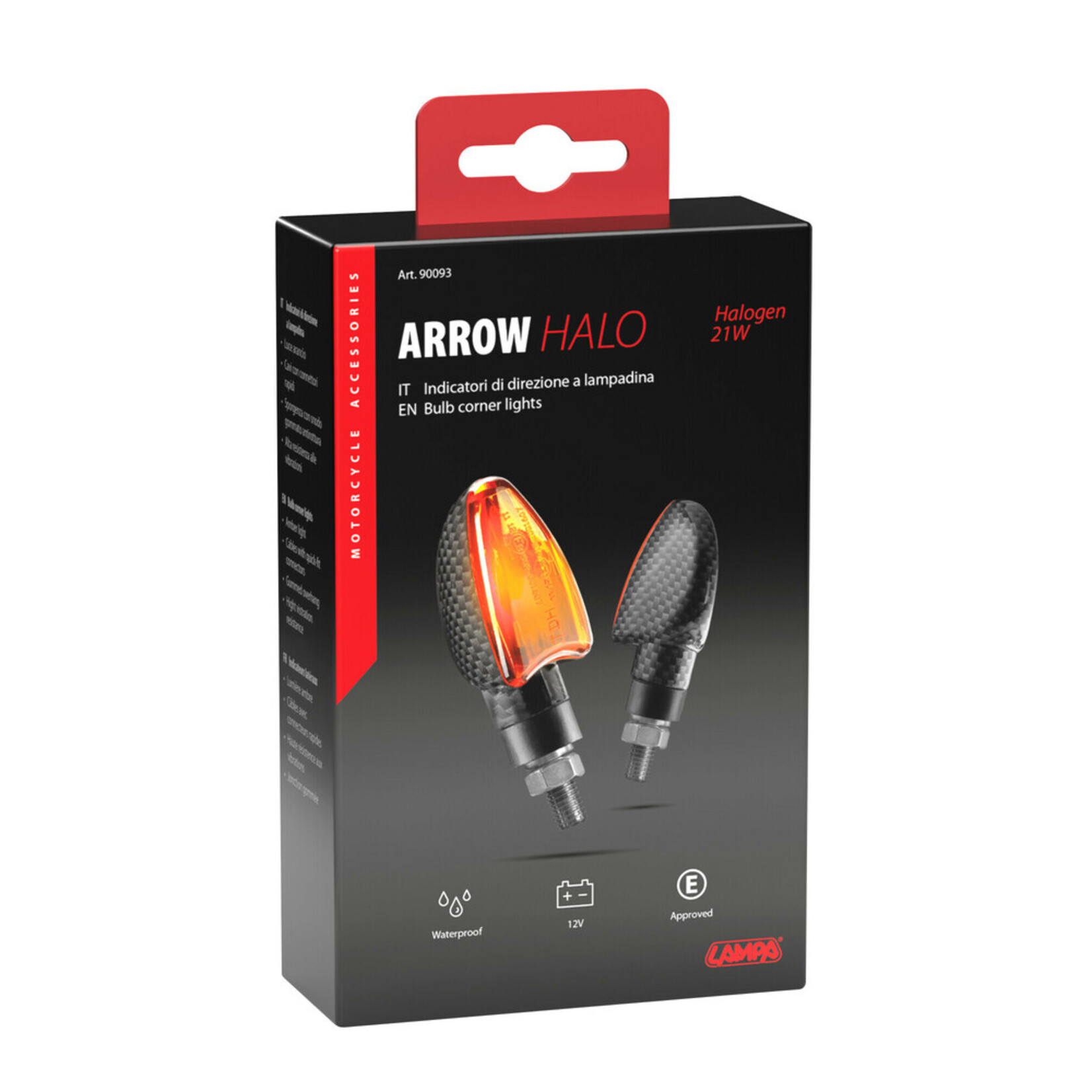 Lampa Arrow Halo, corner lights - 21W - Black