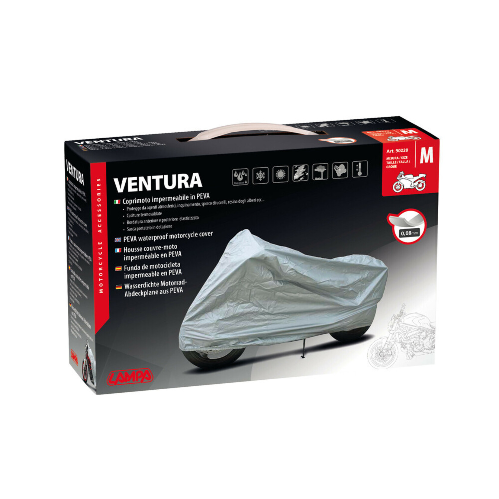 Lampa 90219 | Ventura, motorhoes - S, 183x119x89 cm (LHW)