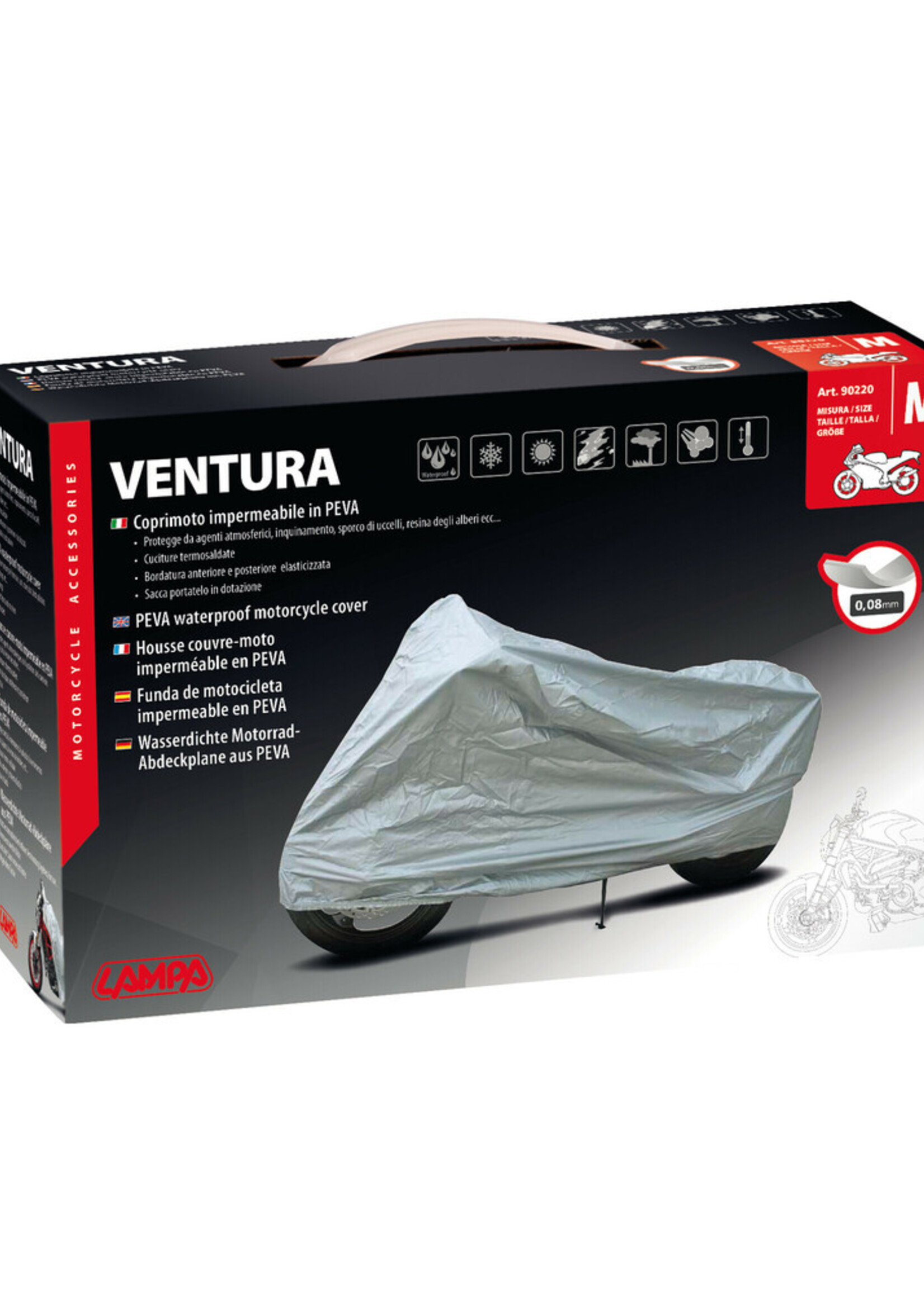Lampa 90219 | Ventura, motorcycle cover - S, 183x119x89 cm (LHW)
