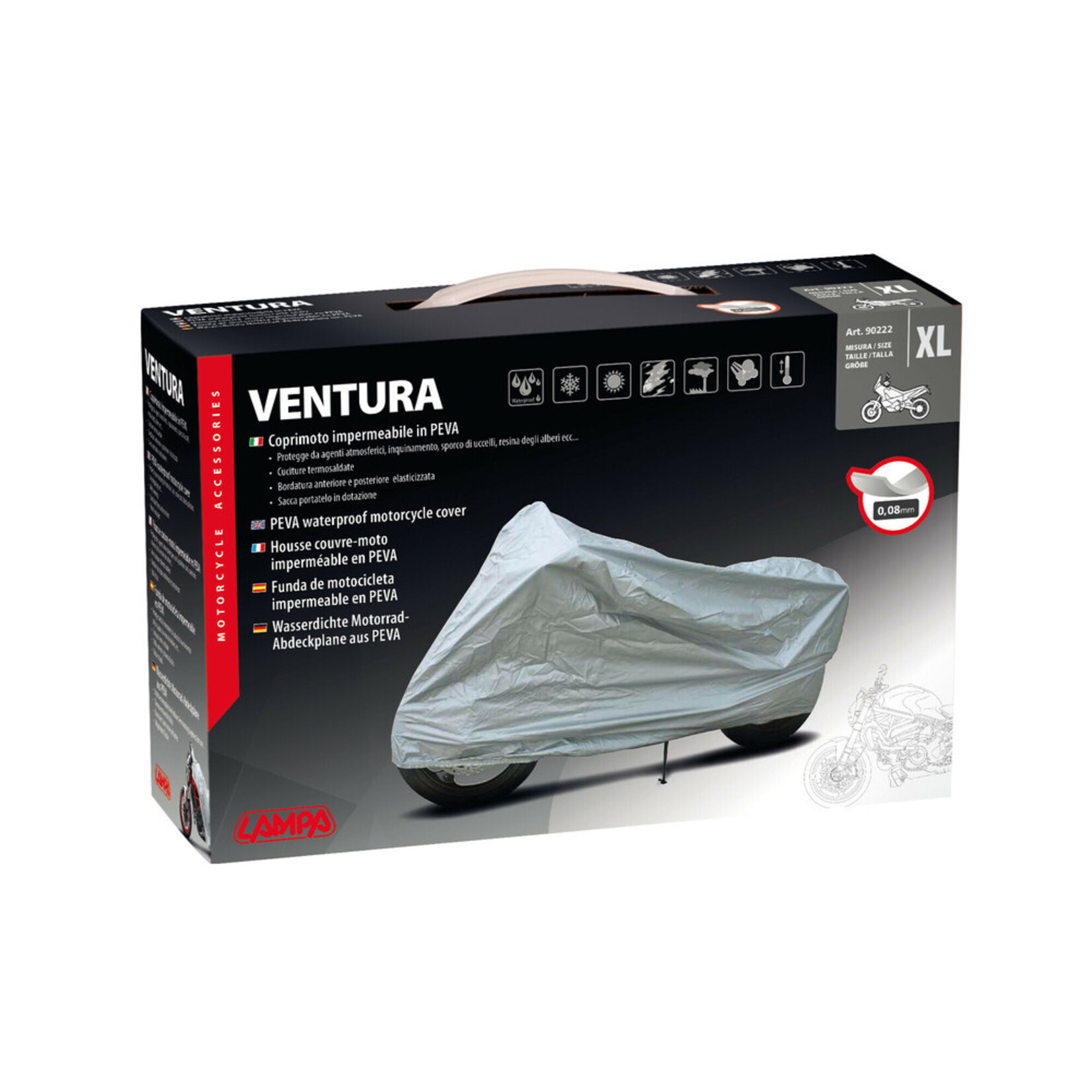 Lampa 90219 | Ventura, motorhoes - S, 183x119x89 cm (LHW)