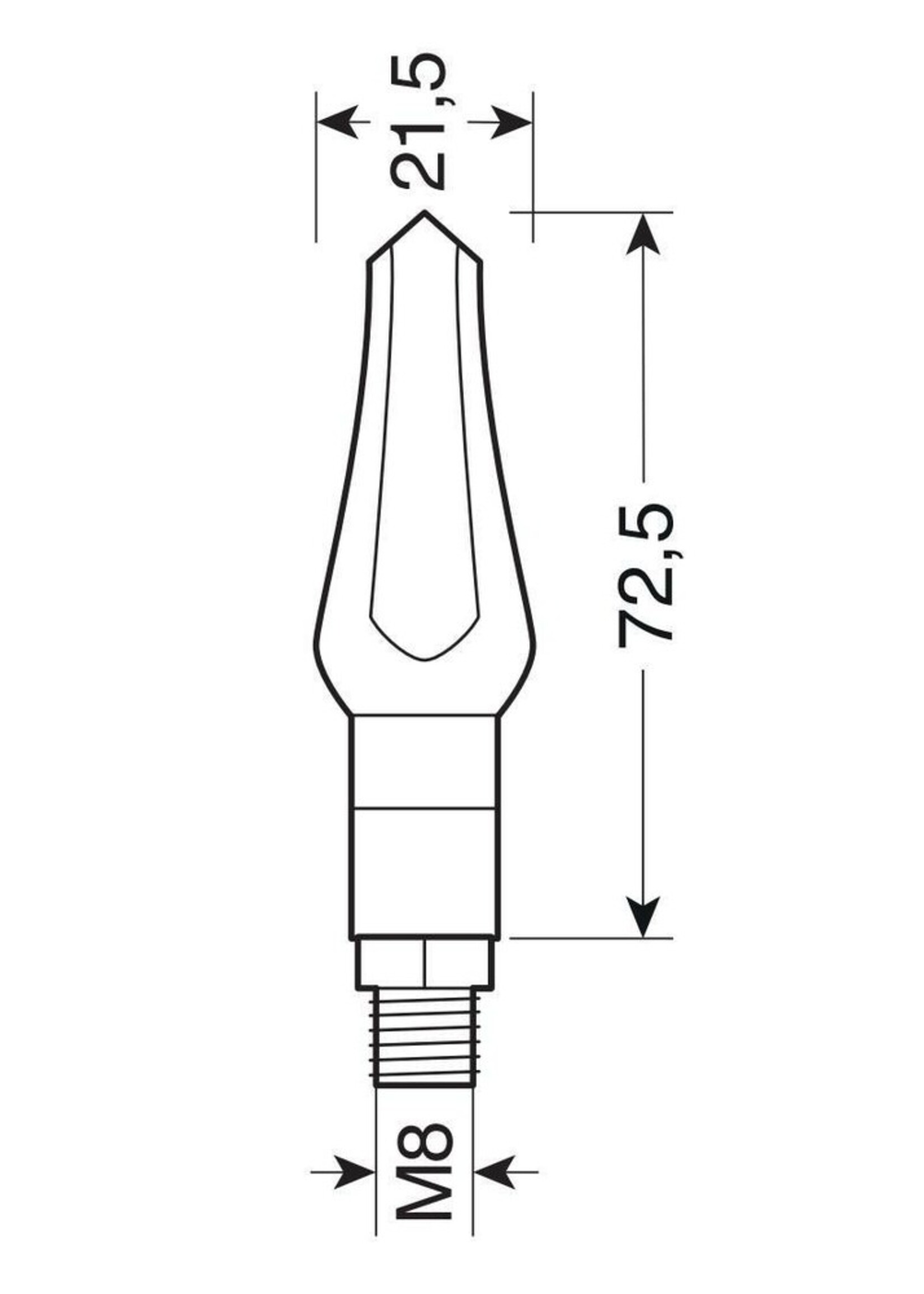 Lampa 90493 | Zephyr LED-hoekverlichting - 12V LED