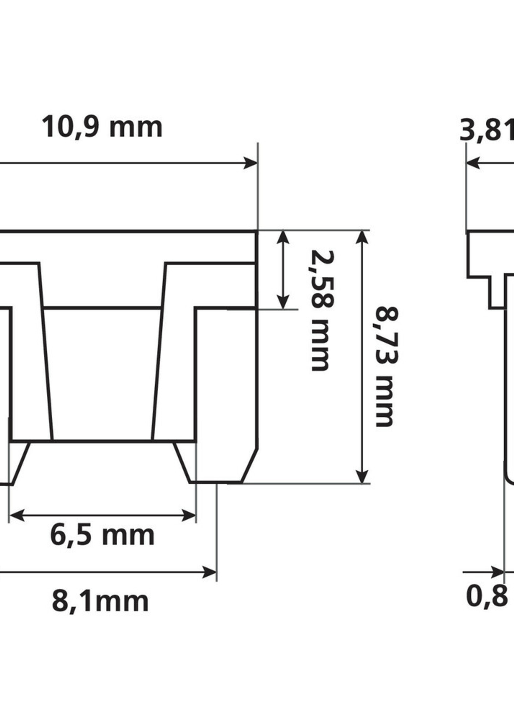 Lampa 70084 | Plaats 10 micro-low-profile zekeringen, 12/32V