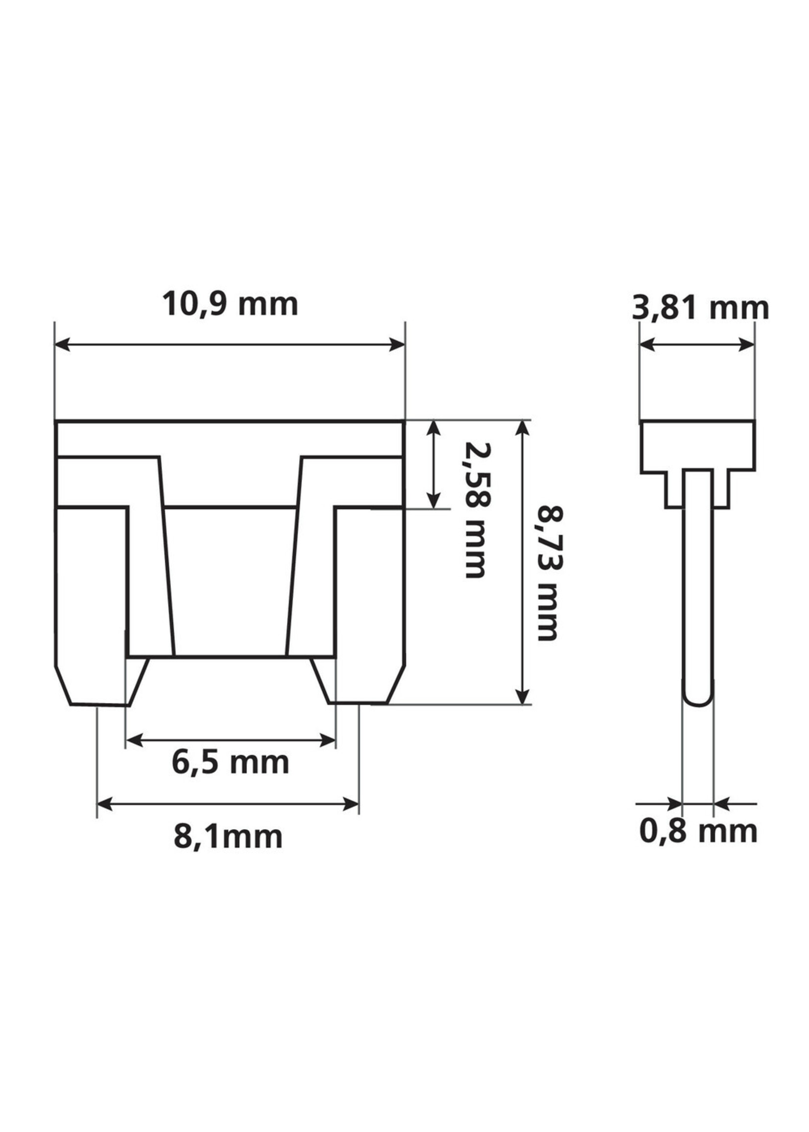 Lampa 70084 | Plaats 10 micro-low-profile zekeringen, 12/32V