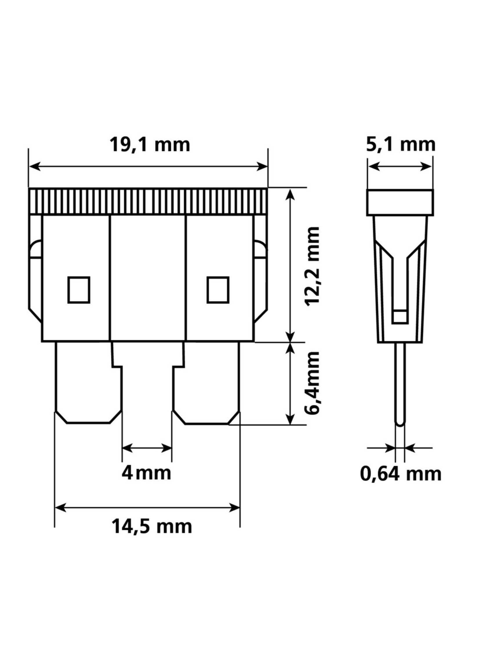 Lampa 70080 | Set 10 assorted plug-in fuses, 12/32V