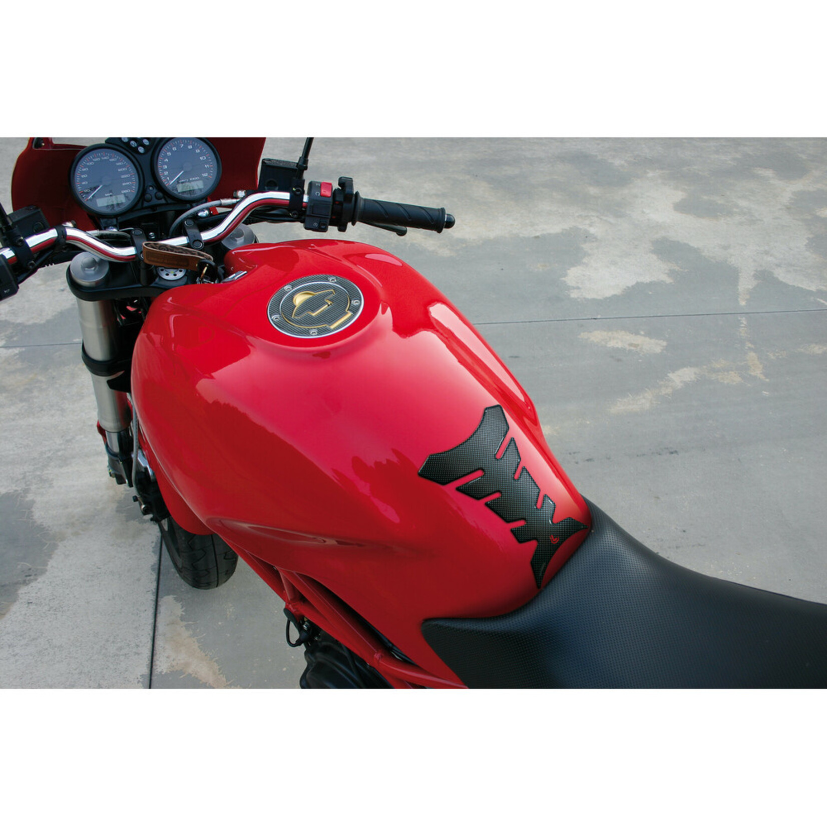 Lampa 90010 | Pro-Tank X1, zelfklevende tankpad - Carbon