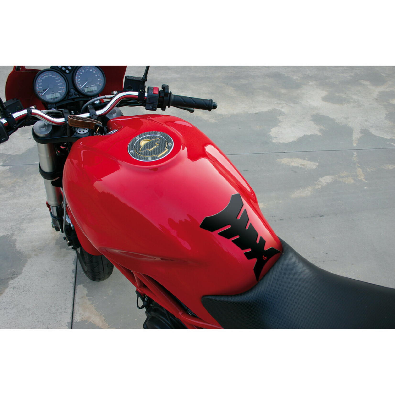 Lampa 90010 | Pro-Tank X1, adhesive tank pad - Carbon