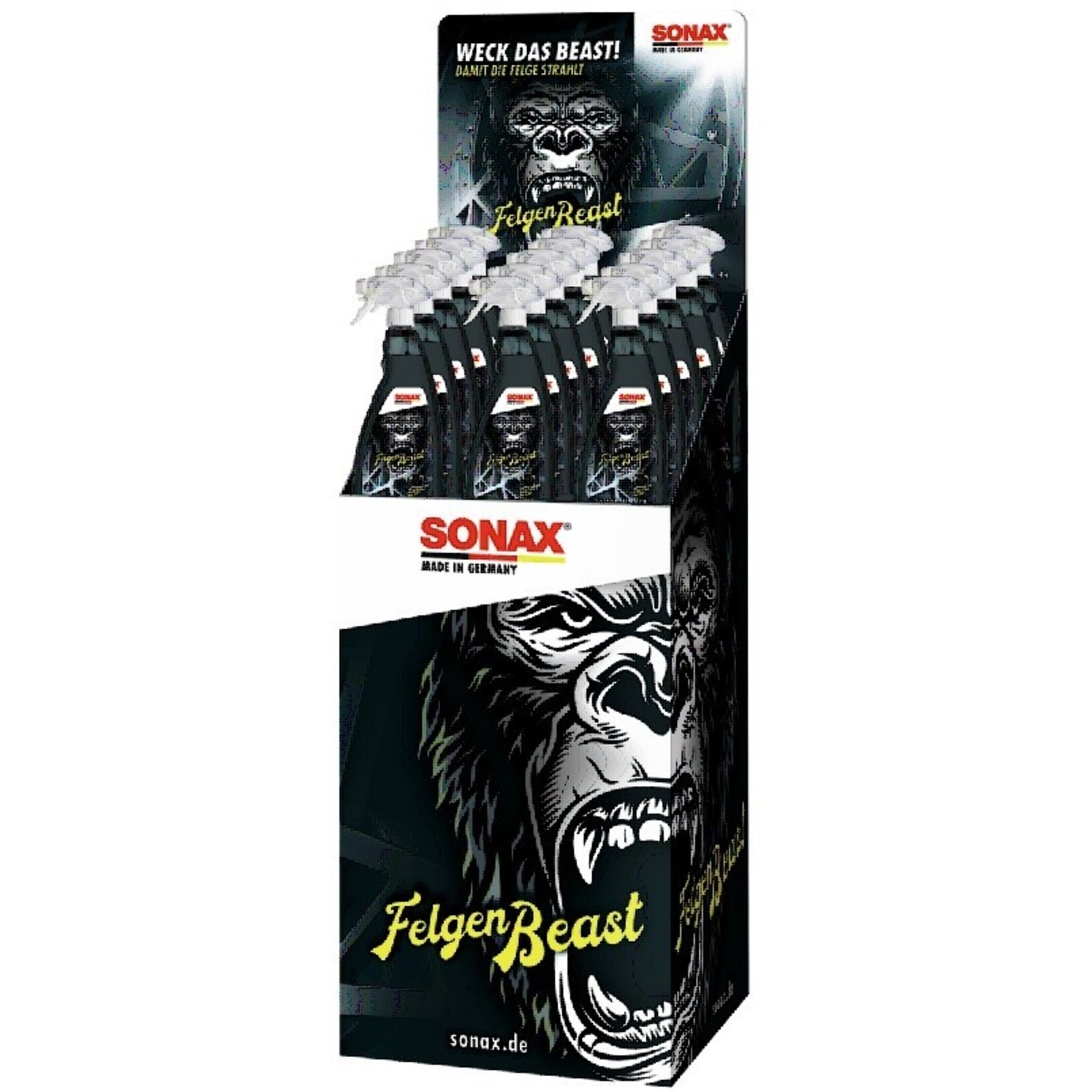 Sonax SONAX Beast Velgenreiniger | Krachtige & Zuurvrije Reiniging voor Alle Velgen