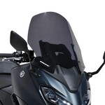 Ermax Pare brise scooter taille origine (52,5cm ) ermax for TMAX 560 2022-2025 light black