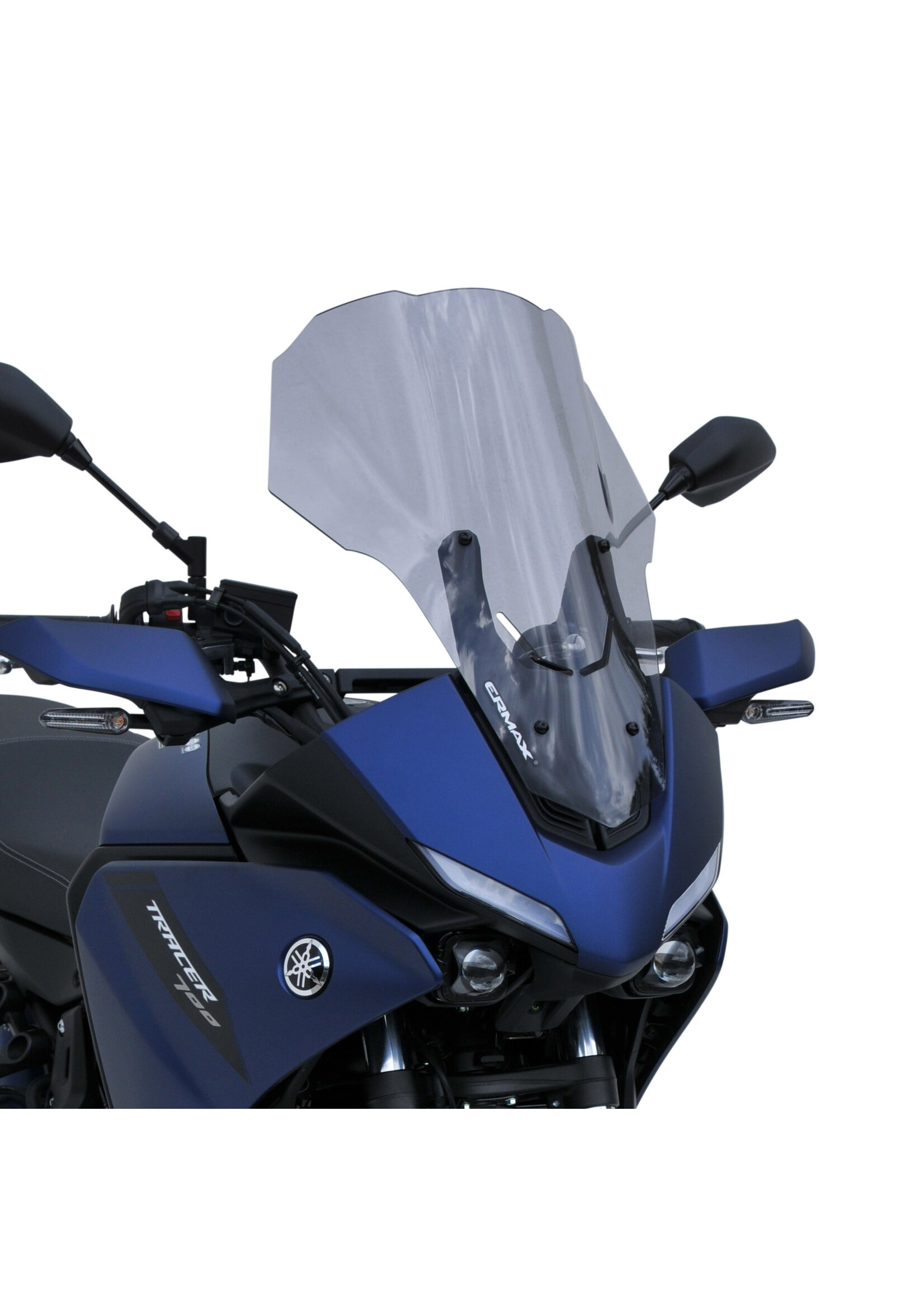 Ermax high protection windshield (49cm ) ermax for mt07 TRACER II 2020-2025 light black