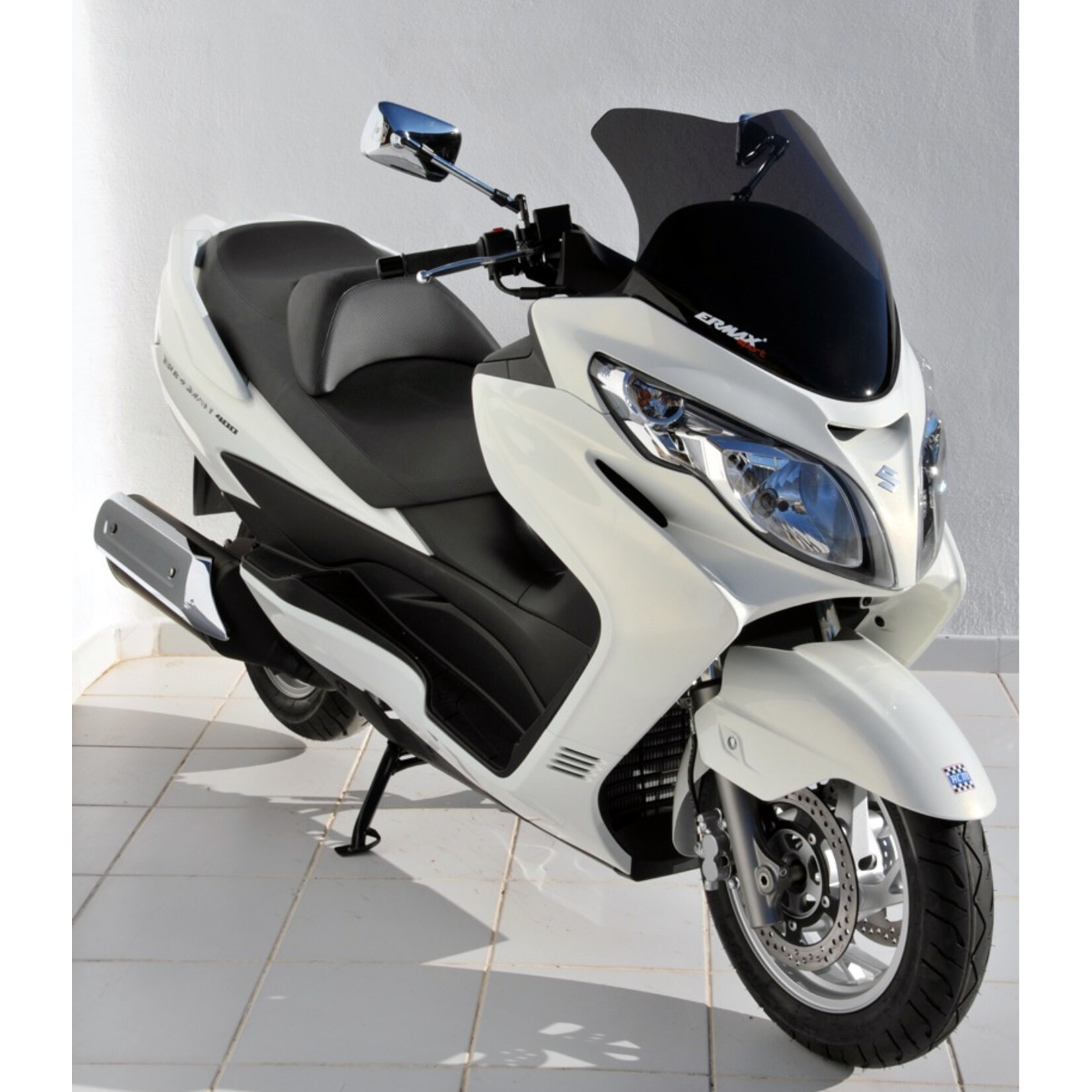 Ermax windshield sport (47cm ) ermax for BURGMAN 400 injection 2006-2016 light black