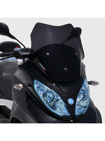 Ermax sport screen (45cm Modèle touring-sport-business ) ermax for MP3 125-300-400-500 2011-2018 light black