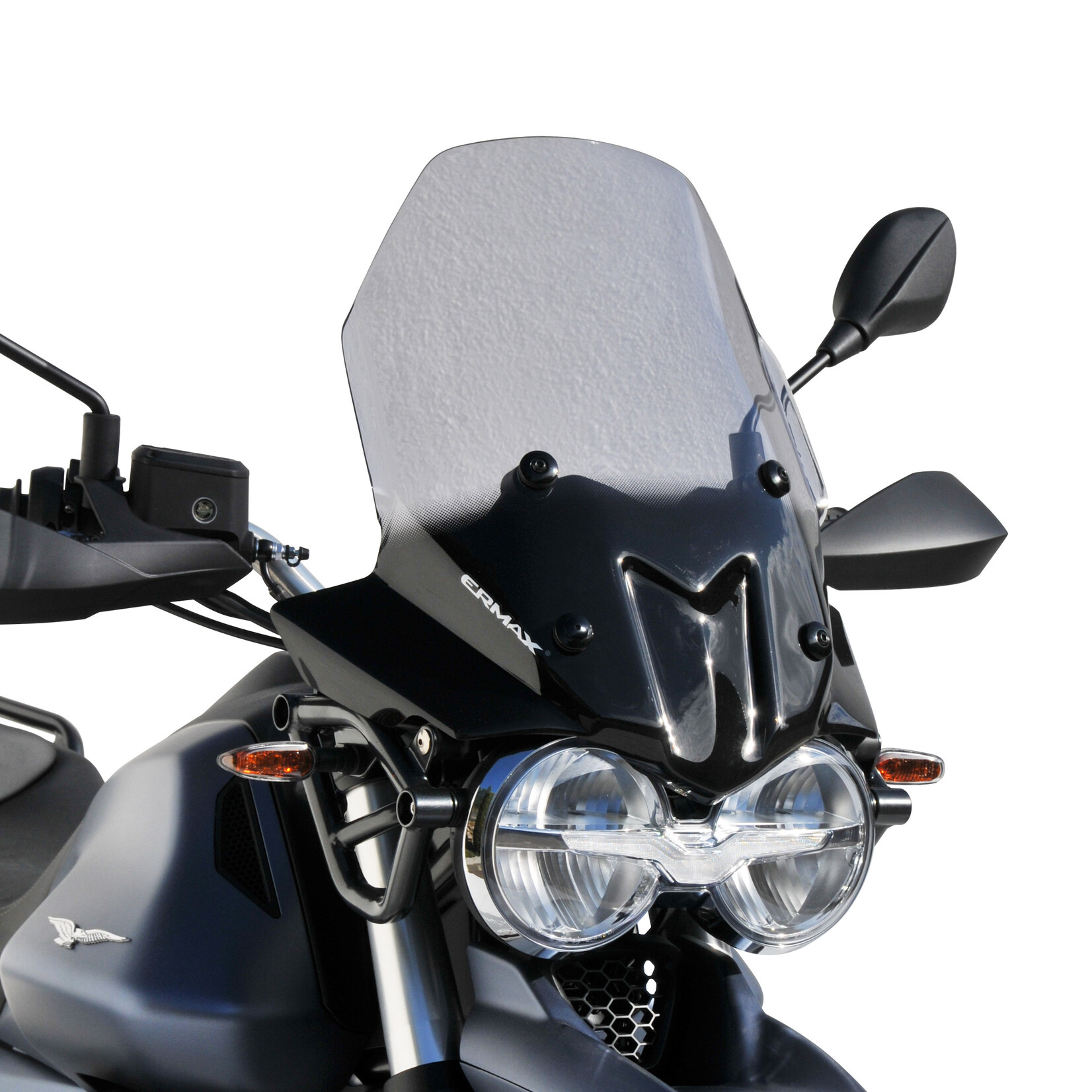 Ermax high protection windshield (48cm ) ermax for V85 TT 2019-2024 light black