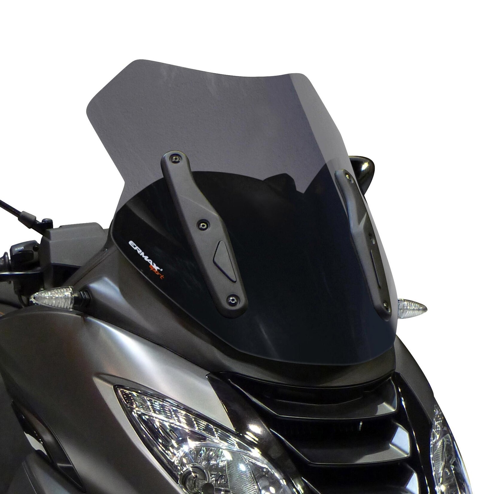 Ermax sport screen (41cm ) ermax for Metropolis 400i 2021-2022 light black