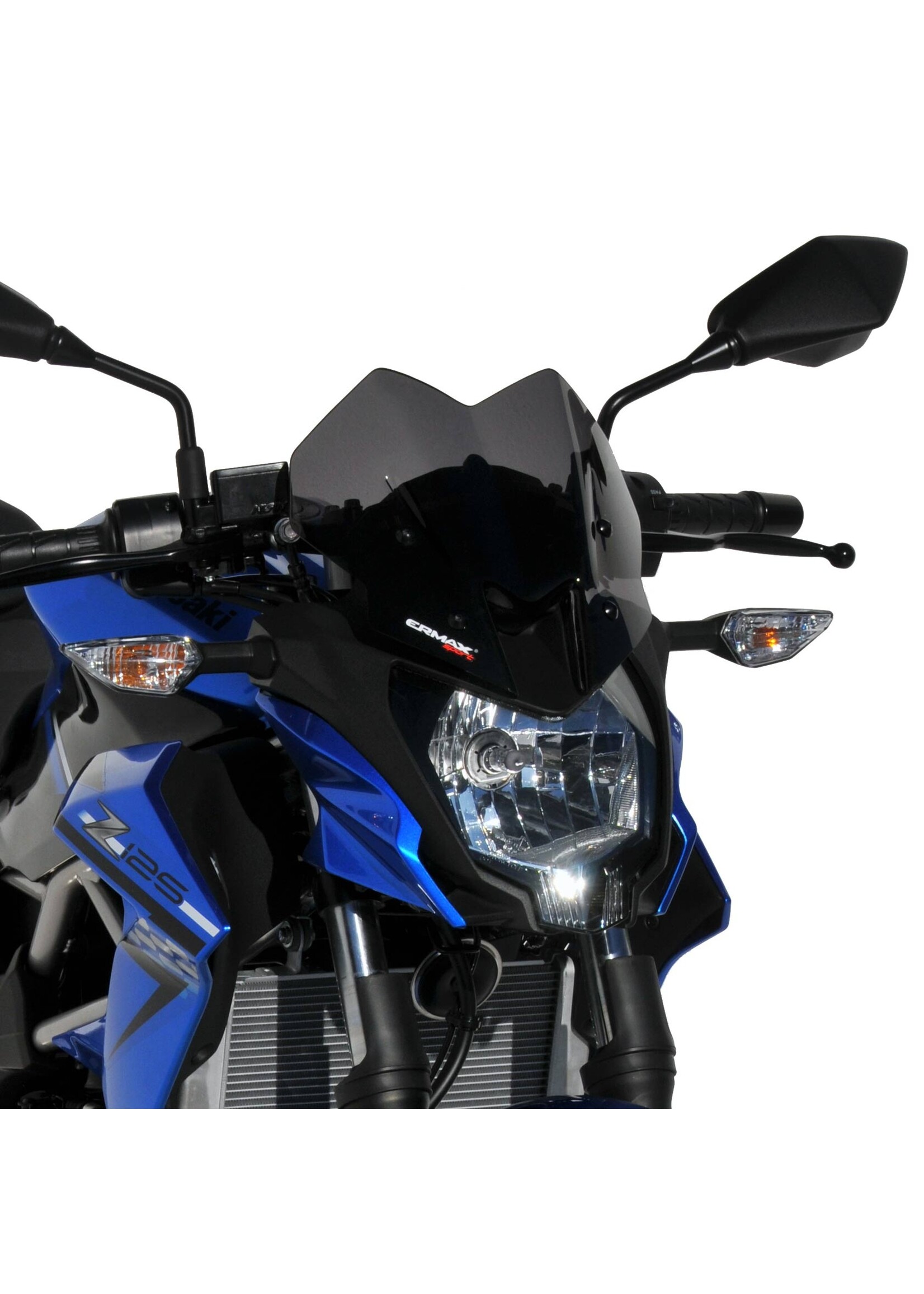 Ermax sport screen (26 cm ) ermax for Z 125 2019-2024 light black