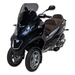 Ermax pare brise scooter aéromax (50 cm Modèle sport-touring-business ) ermax for MP3 125-300-400-500 2011-2018 light black