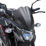 Ermax sport screen (30 cm ) ermax for GSX S 750 2017-2022 dark black (opaque )