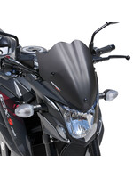 Ermax sport screen (30 cm ) ermax for GSX S 750 2017-2022 dark black (opaque )